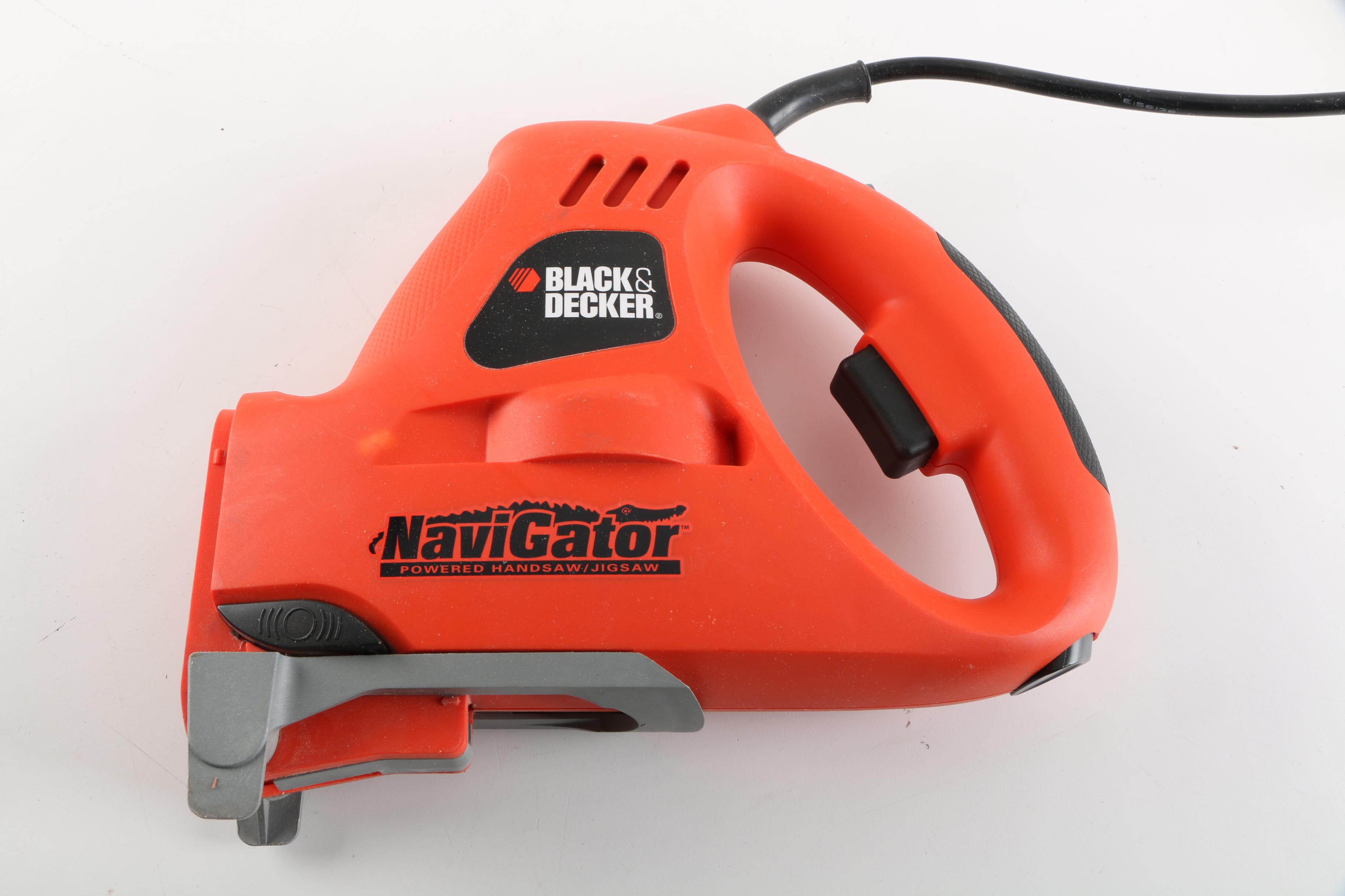 Black & Decker NaviGator Powered Handsaw/Jigsaw and Blades