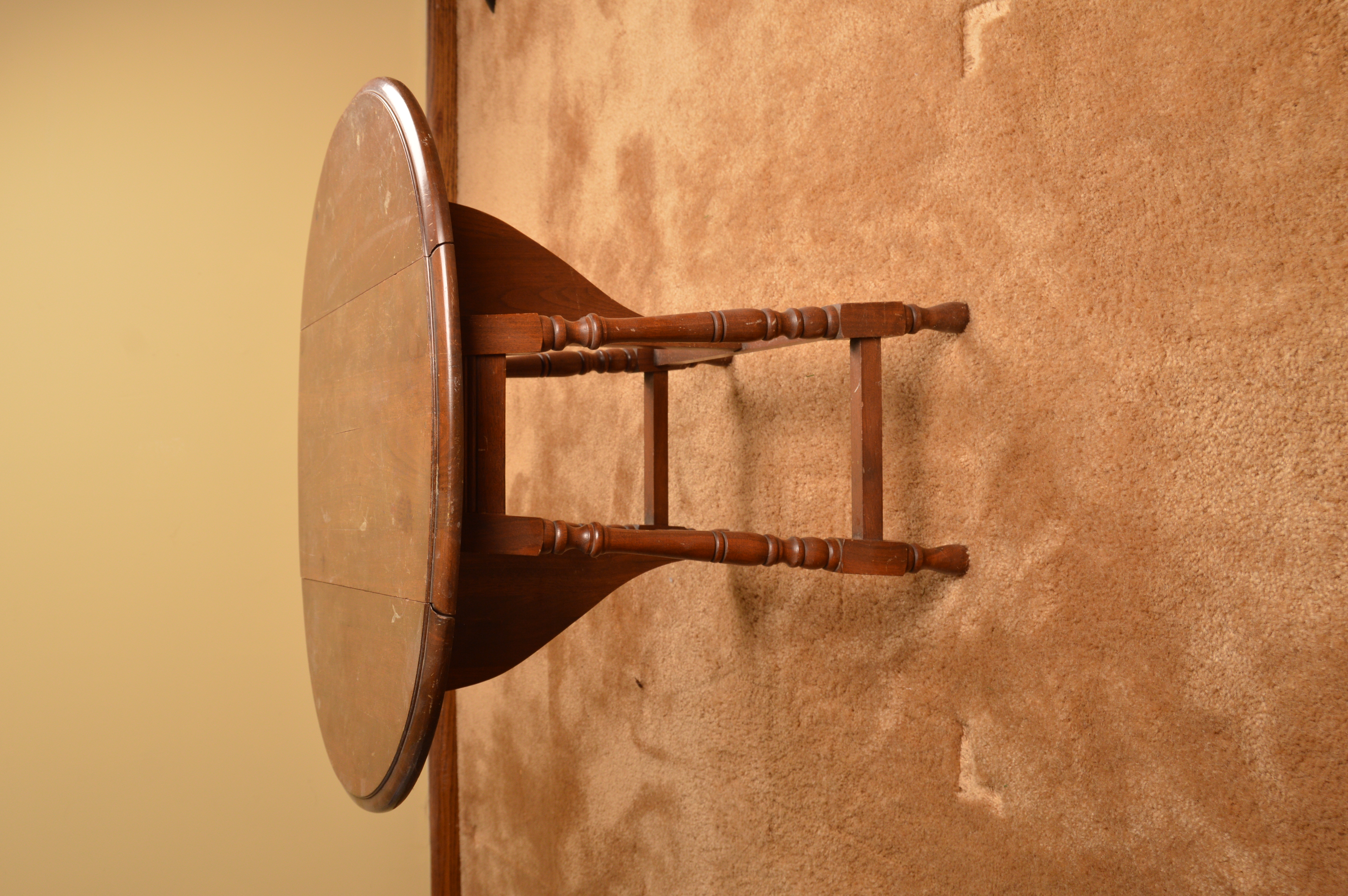 Vintage Rocking Chair and Drop Leaf Side Table