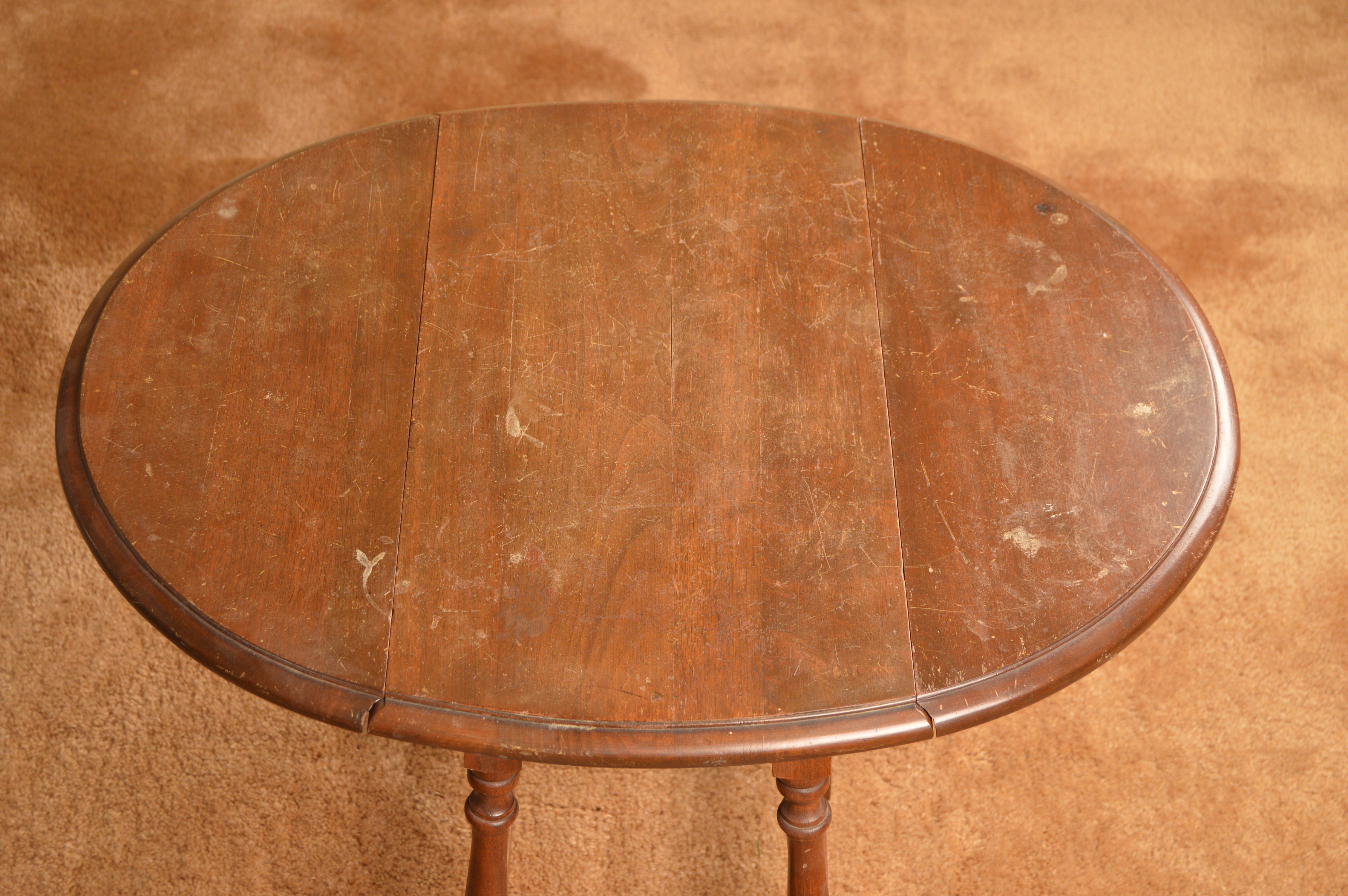 Vintage Rocking Chair and Drop Leaf Side Table