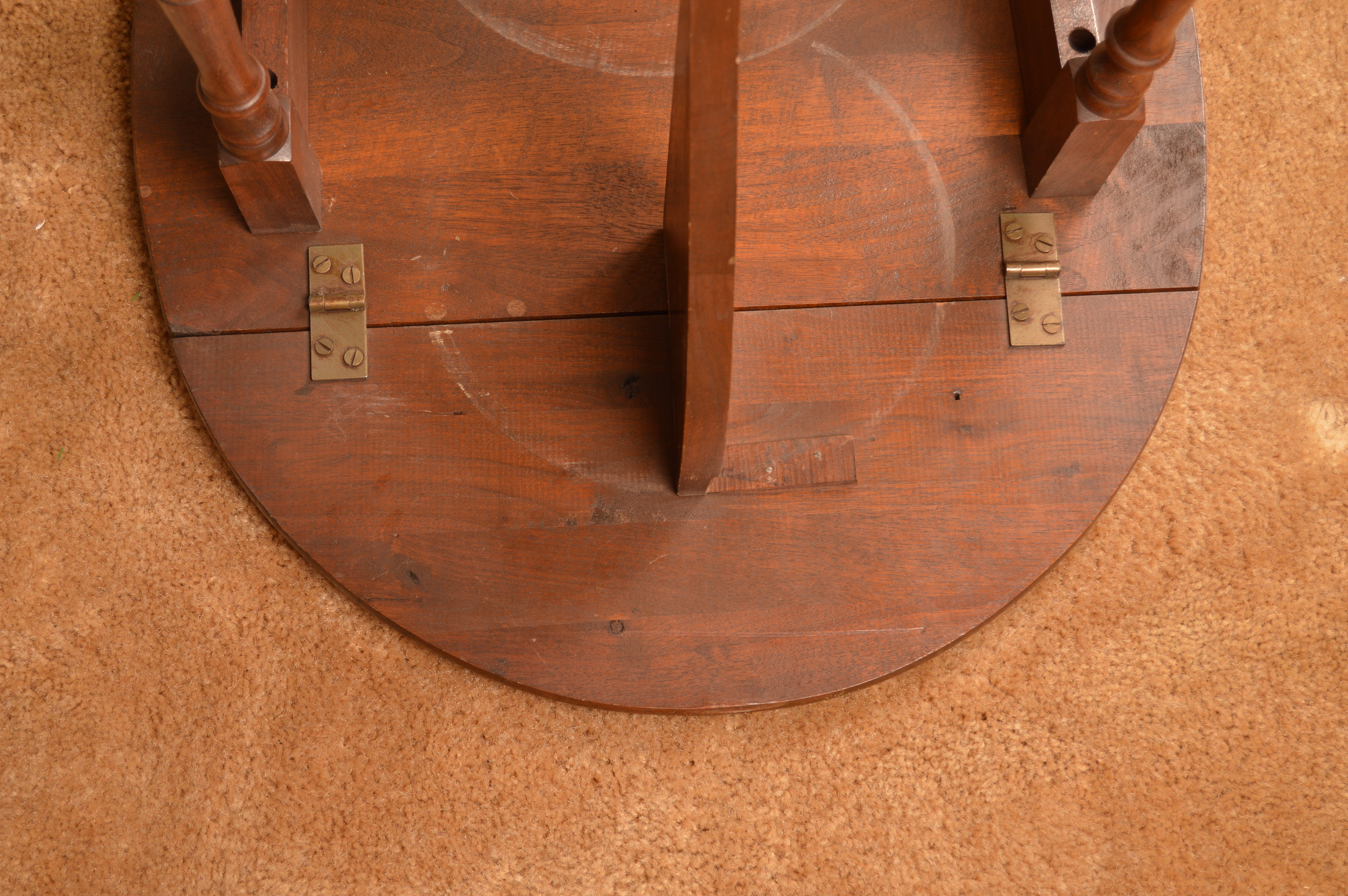 Vintage Rocking Chair and Drop Leaf Side Table
