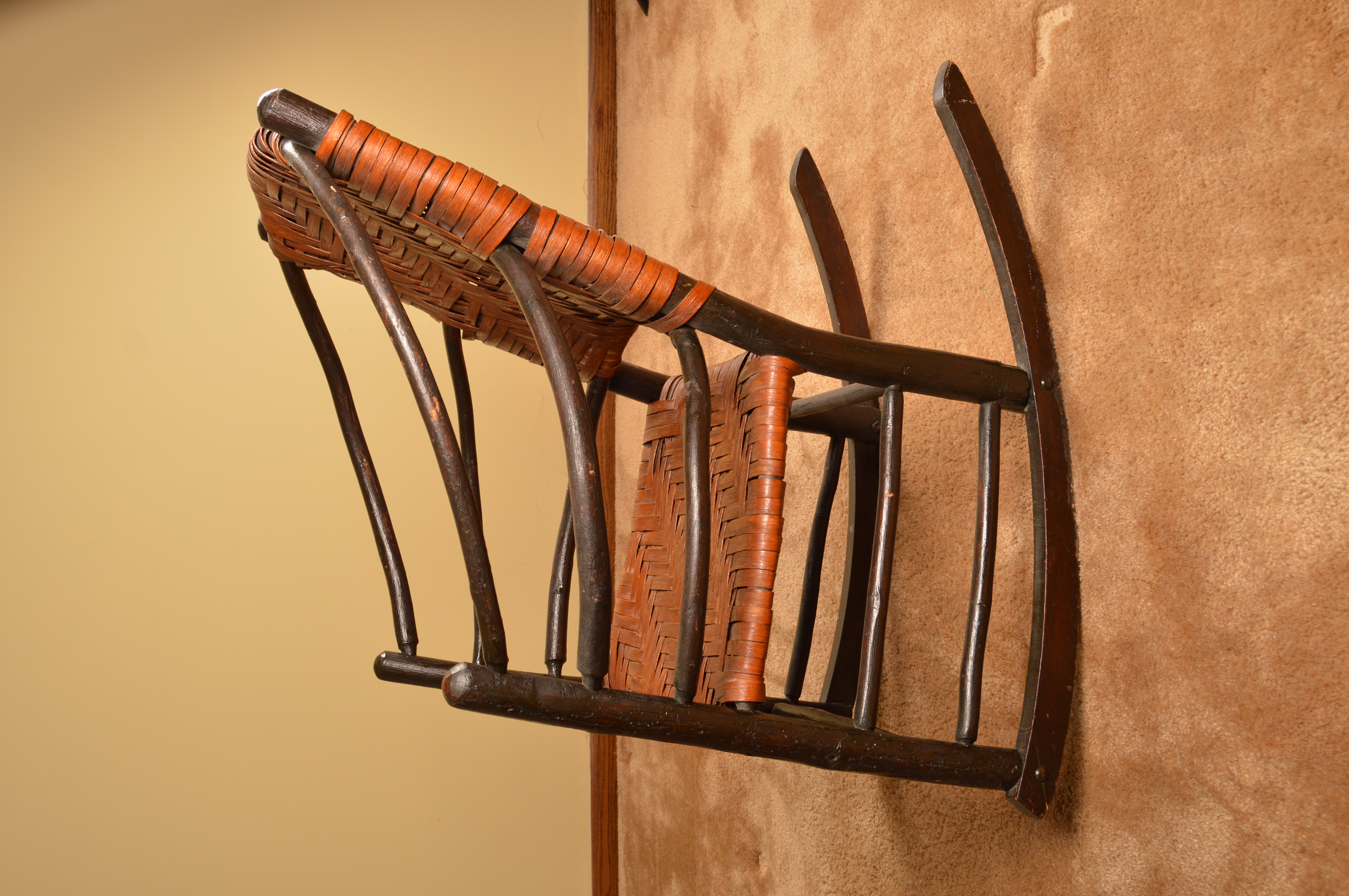 Vintage Rocking Chair and Drop Leaf Side Table