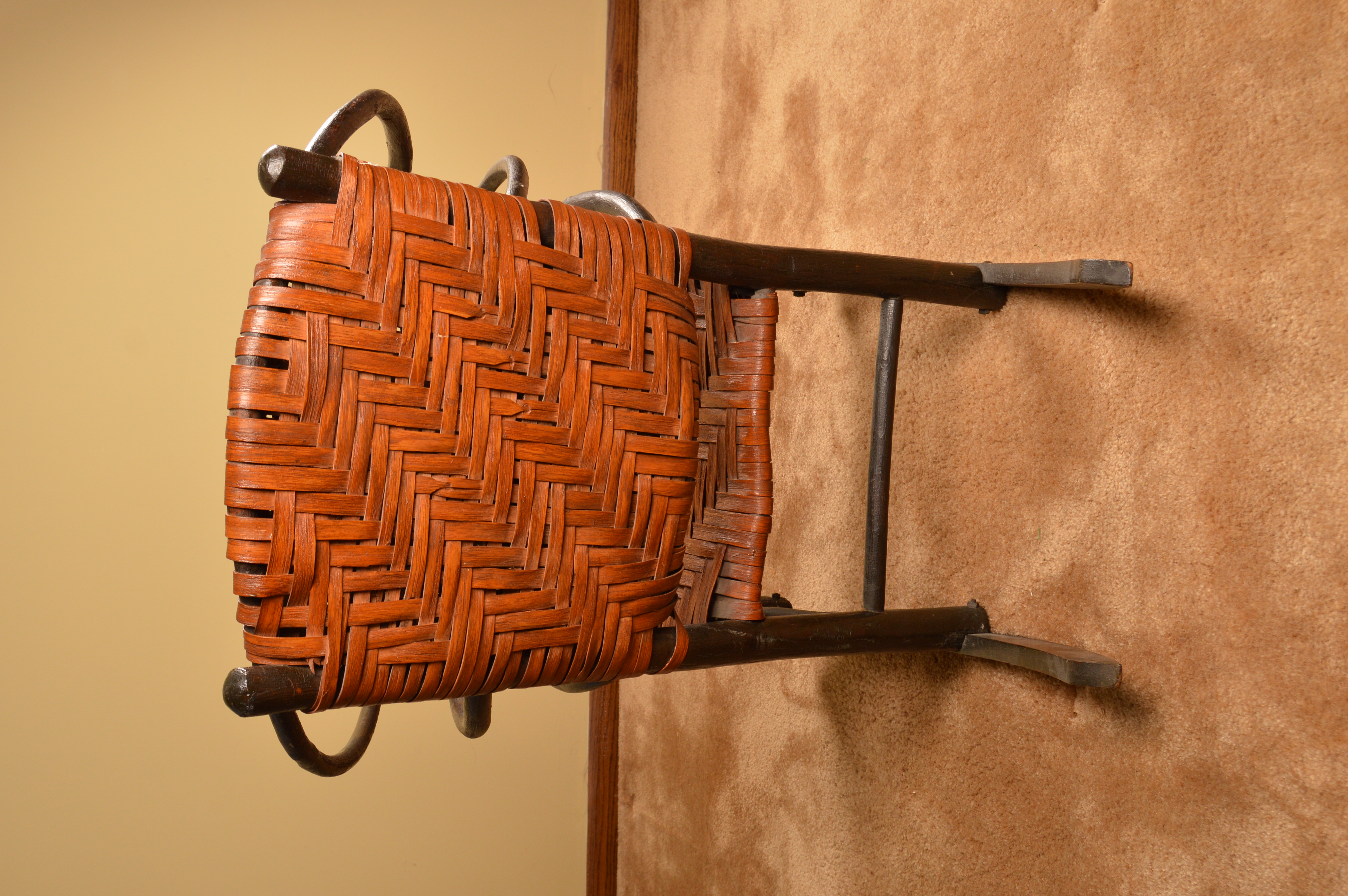 Vintage Rocking Chair and Drop Leaf Side Table