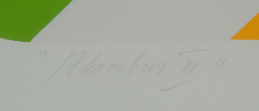 Marko Spalatin Limited Edition Serigraph " Rhombus III"