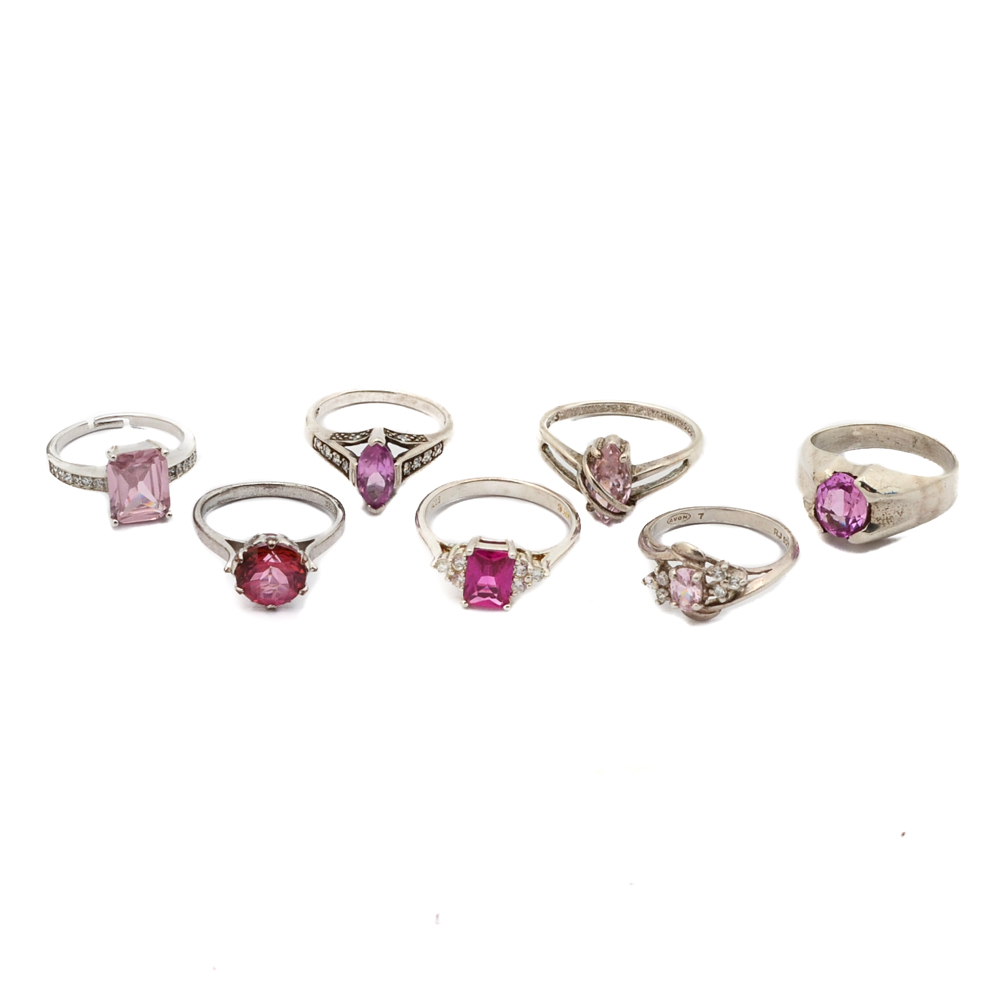 Sterling Silver Gemstone Rings
