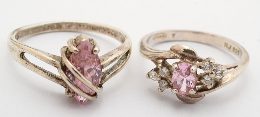 Sterling Silver Gemstone Rings