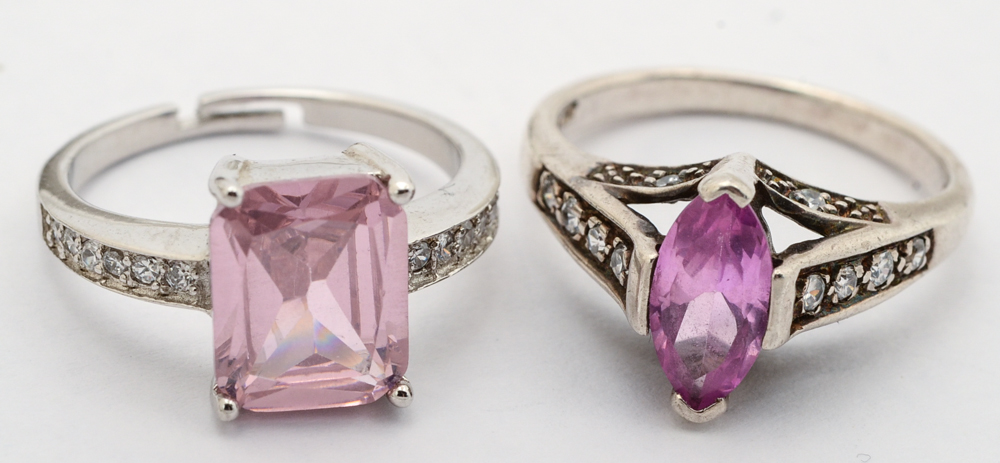 Sterling Silver Gemstone Rings