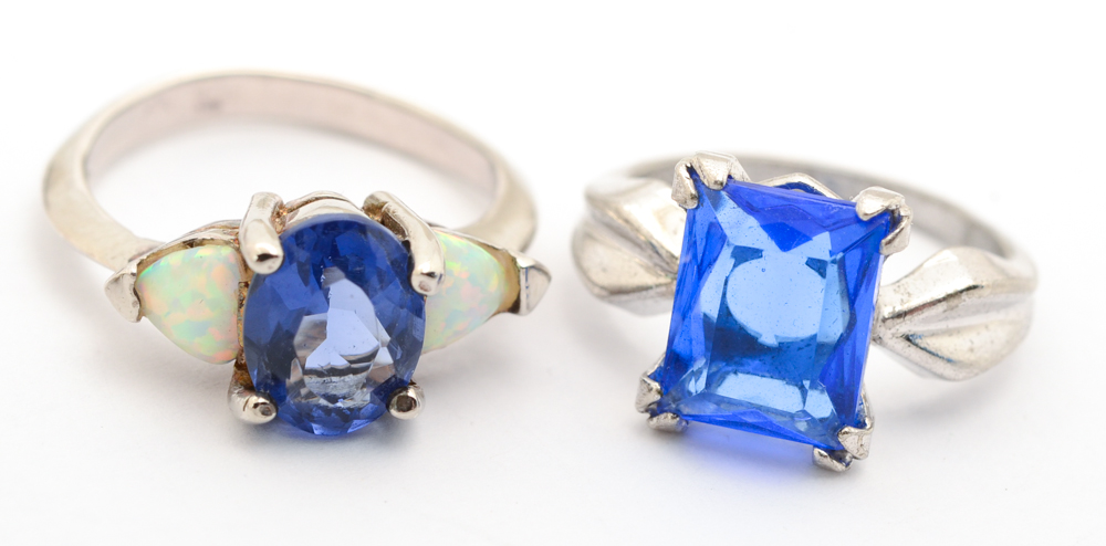 Sterling Silver Gemstone Rings