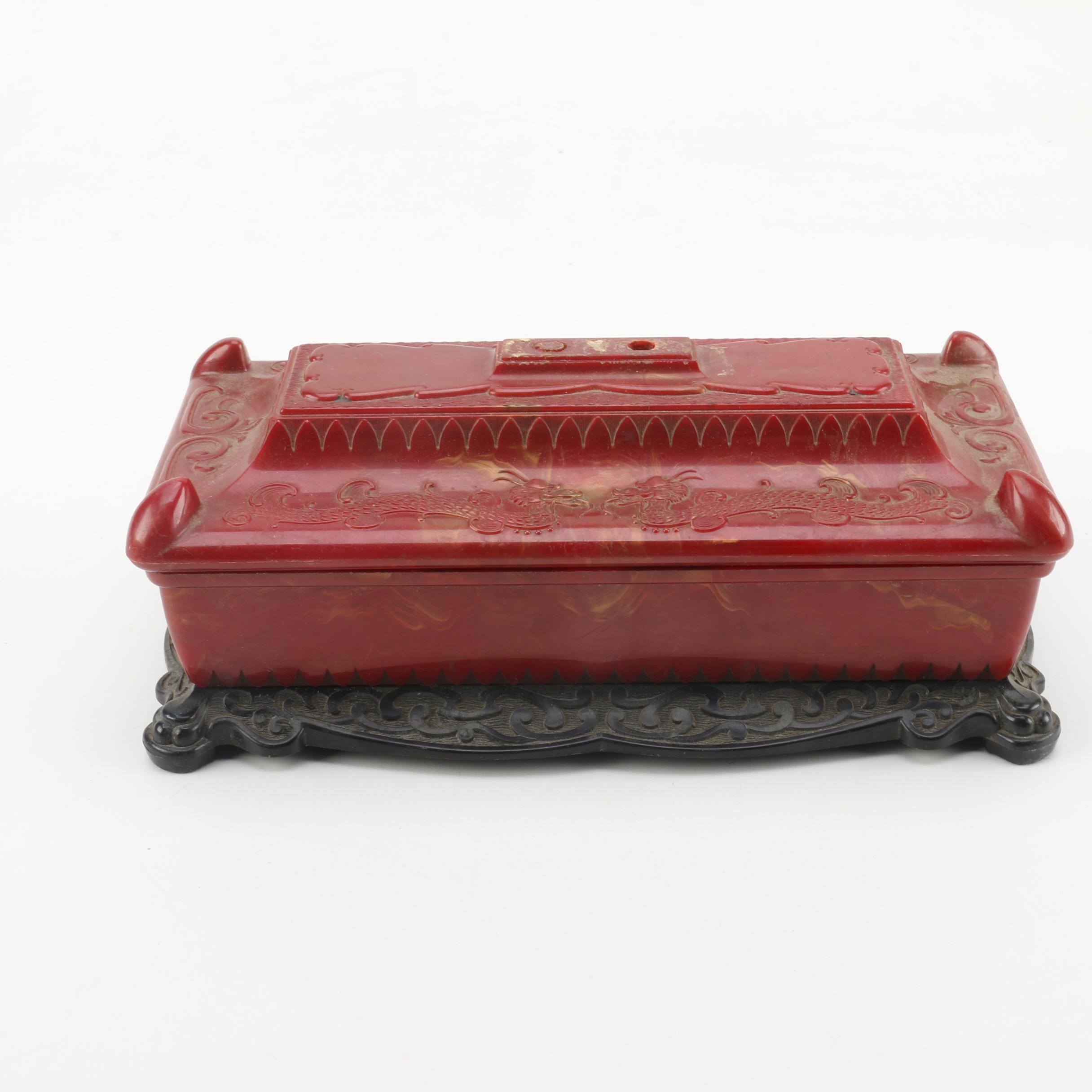 Vanity Boxes Including Art Deco Bakelite