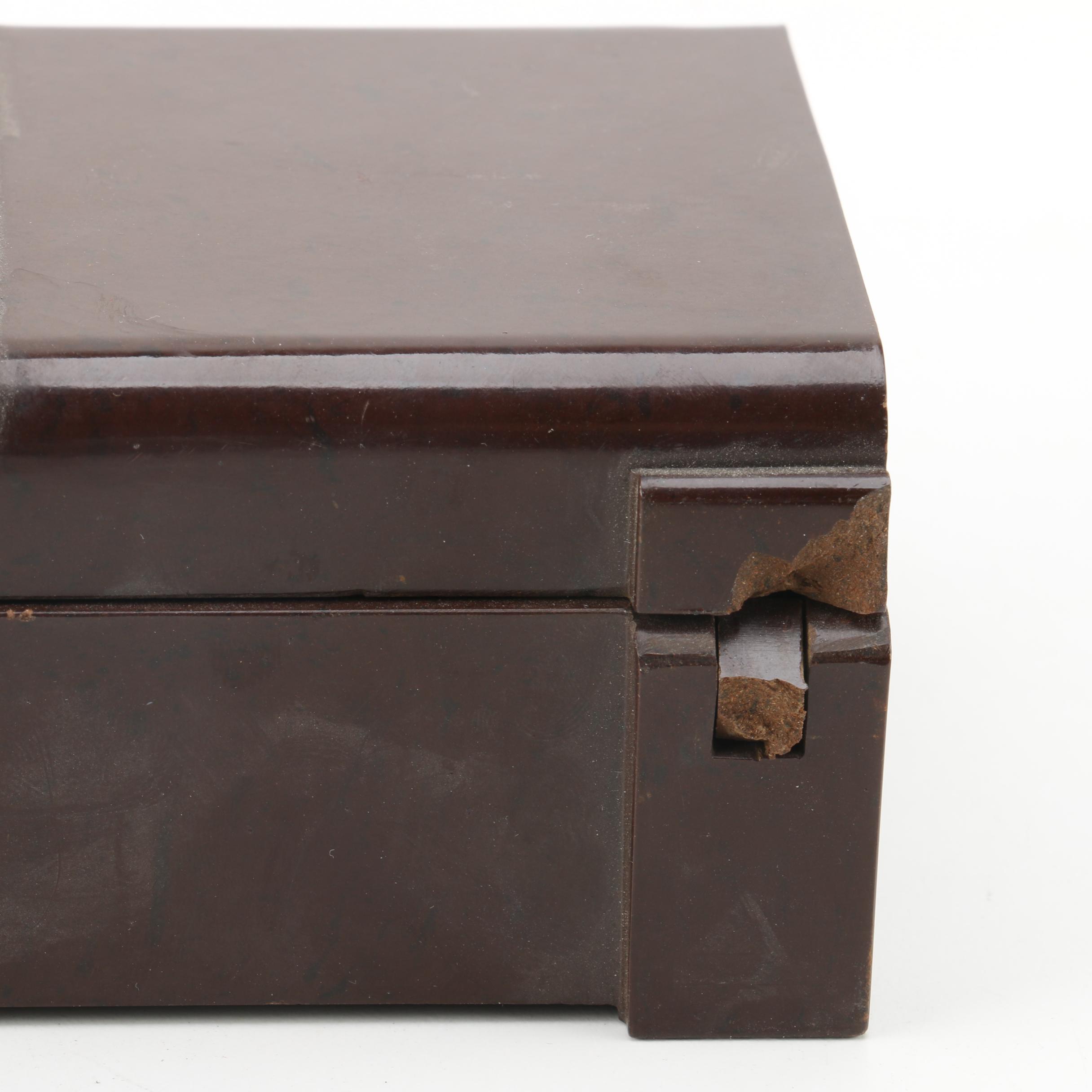 Vanity Boxes Including Art Deco Bakelite