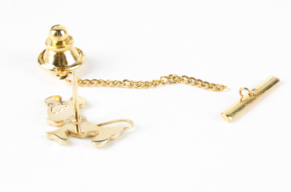 Sterling Silver Gold Wash Disney Mickey Mouse Tie Pins