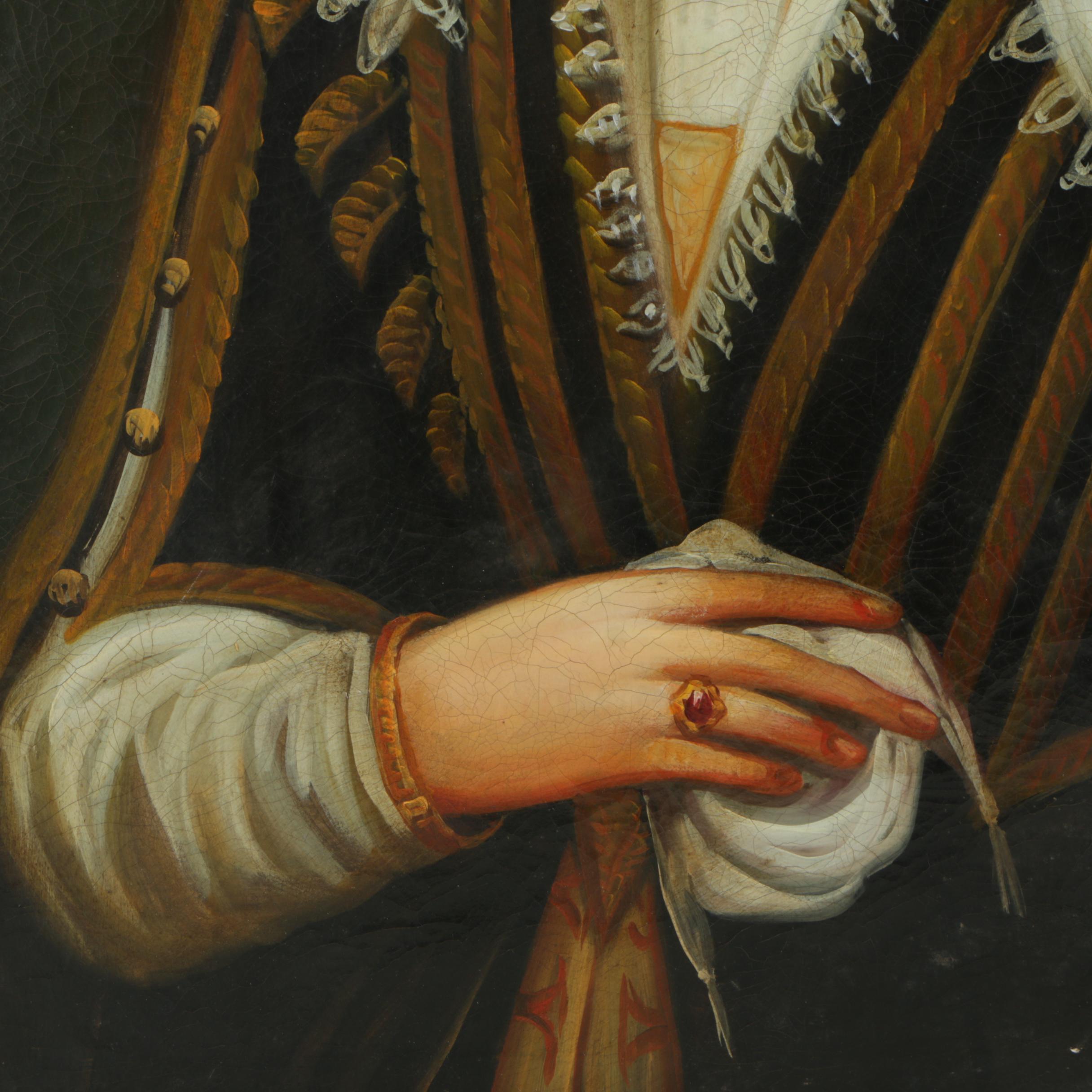 Oil Painting of Renaissance Woman