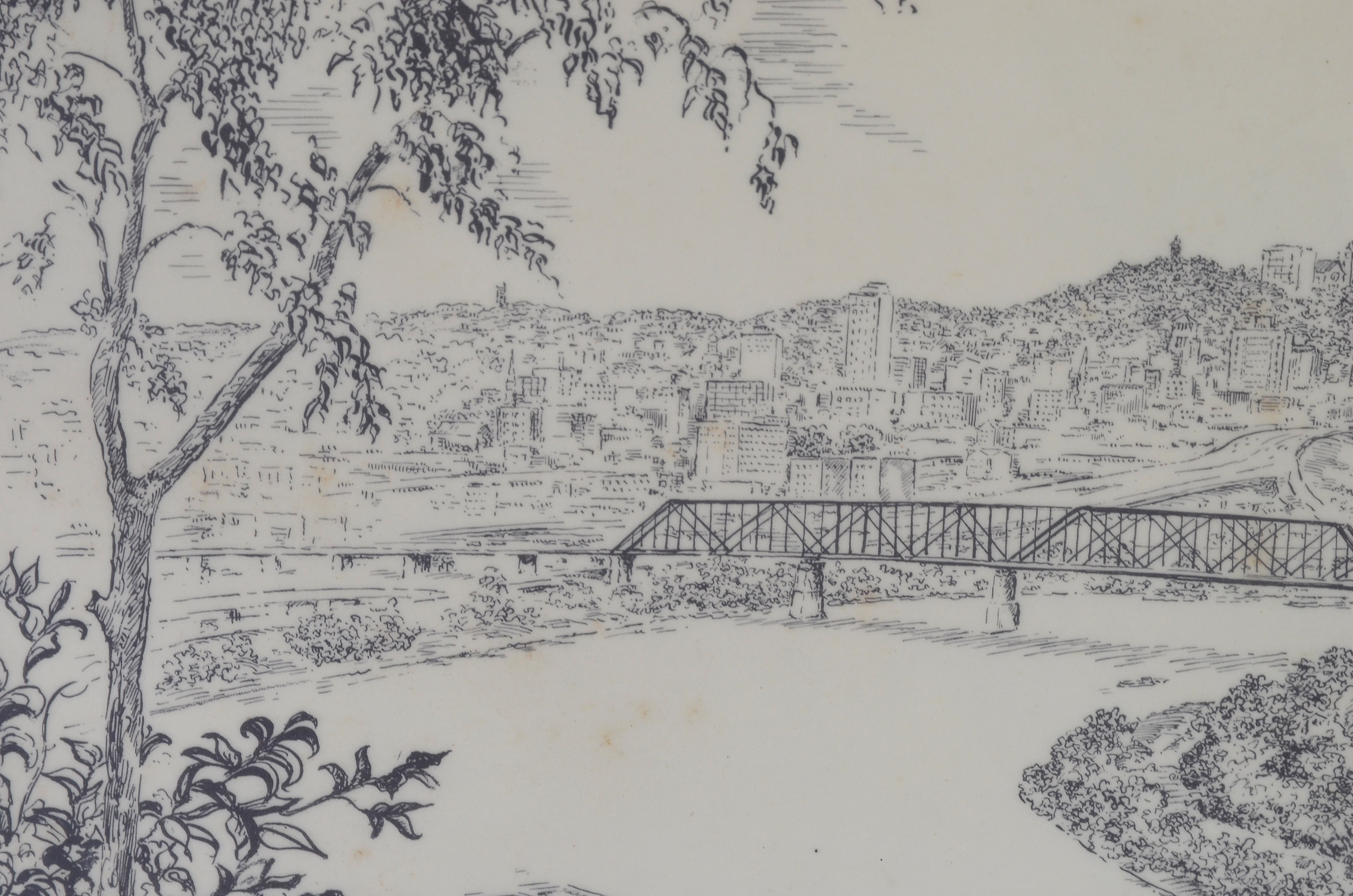 Three Caroline Williams Lithographs of Cincinnati