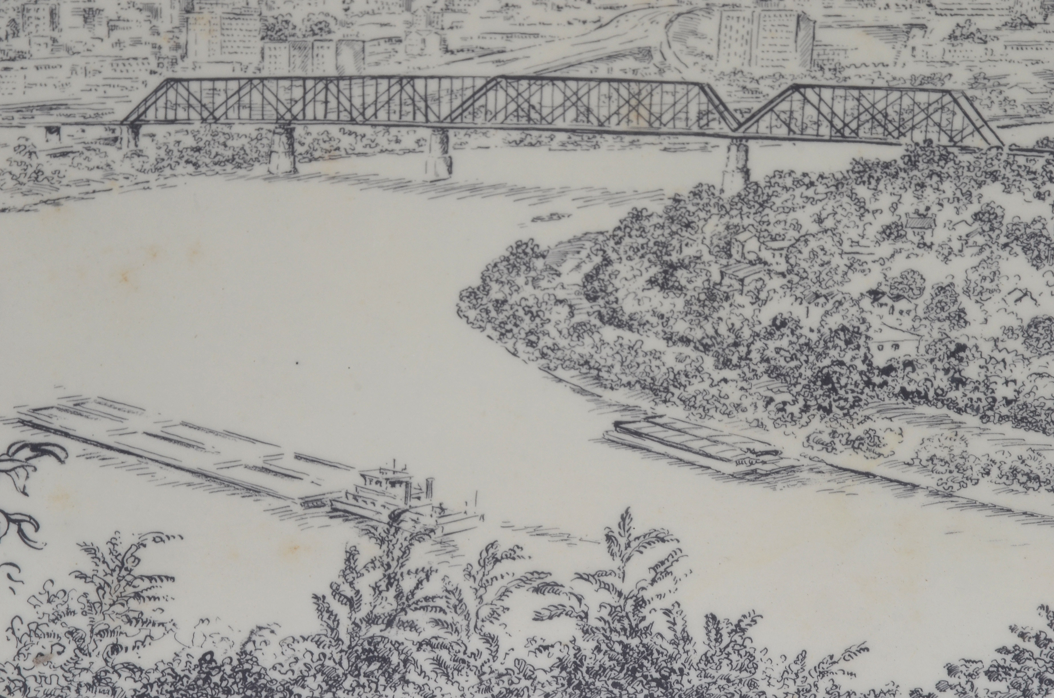 Three Caroline Williams Lithographs of Cincinnati