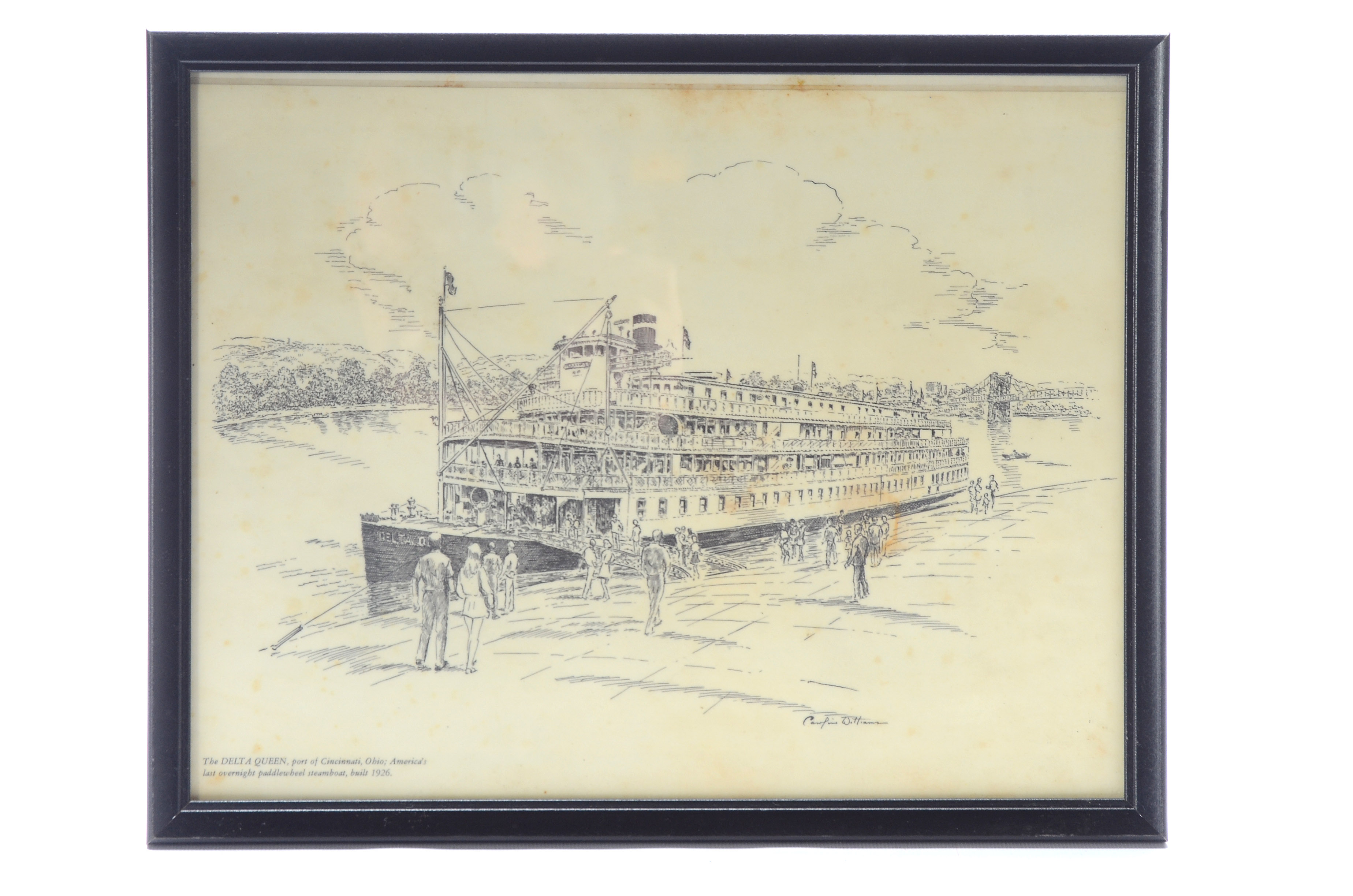 Three Caroline Williams Lithographs of Cincinnati