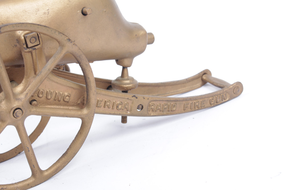 Vintage Young America Rapid Fire Marble Gun Cannon