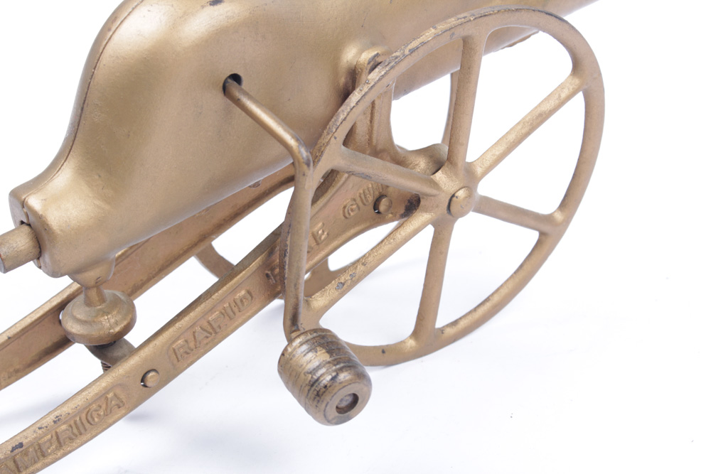 Vintage Young America Rapid Fire Marble Gun Cannon