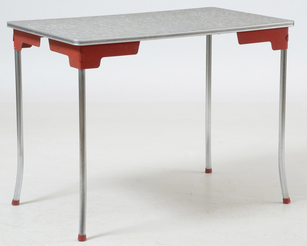 Mid Century Modern Kitchen Table with Bench Seats