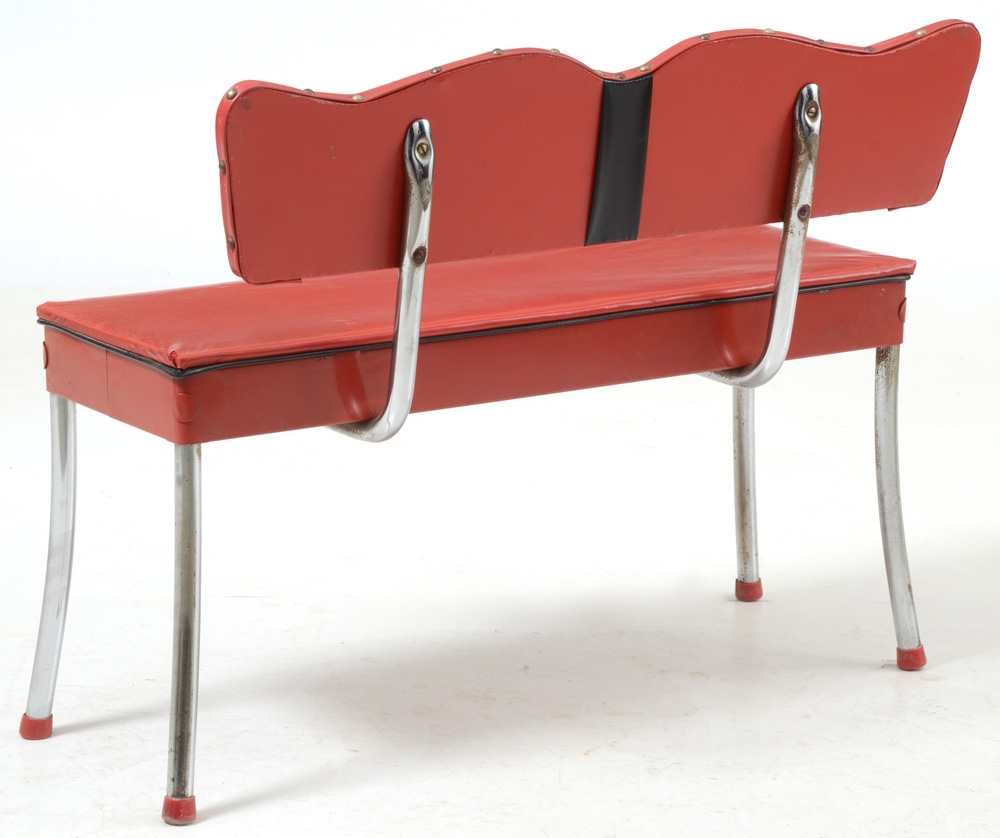 Mid Century Modern Kitchen Table with Bench Seats