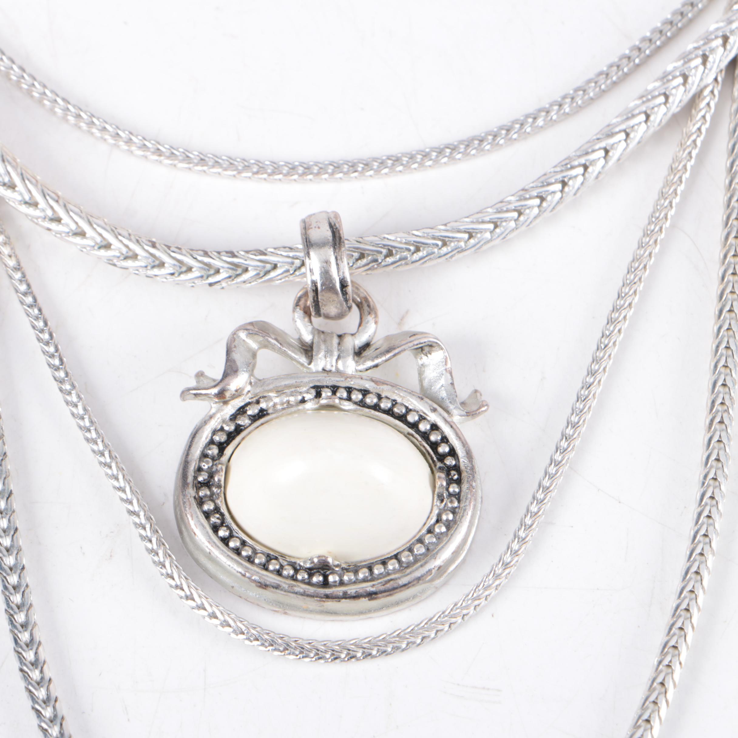 Selection of Jewelry Including Karl Lagerfeld and Natori