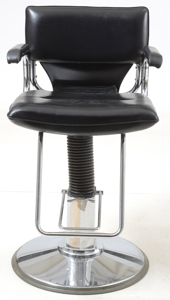 Pair of Black Salon Chairs