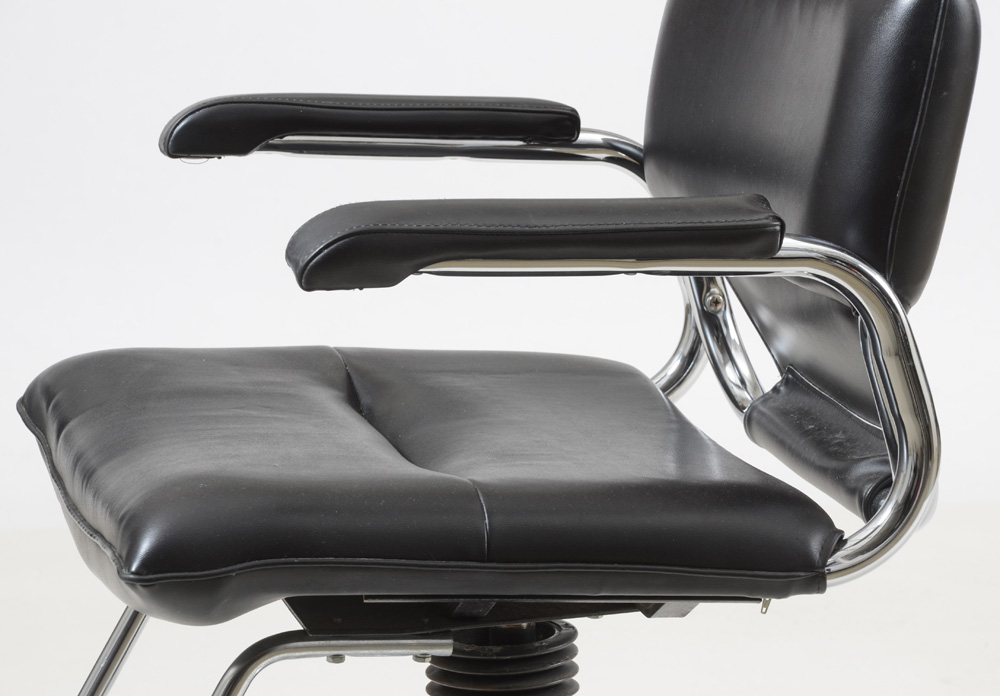 Pair of Black Salon Chairs