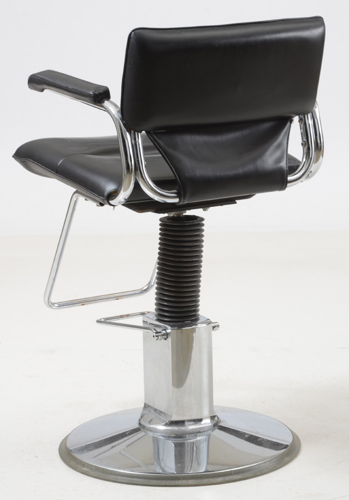 Pair of Black Salon Chairs