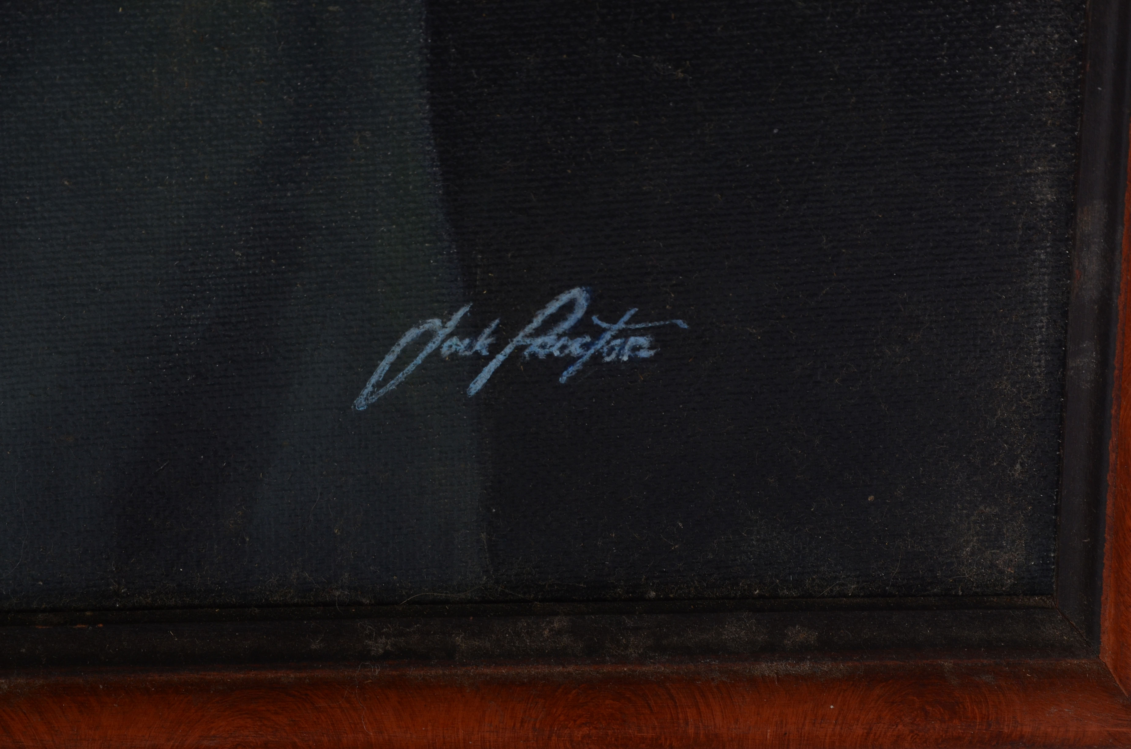 Jack Proctor Oil Painting on Canvas Board Depicting Paul von Hindenburg