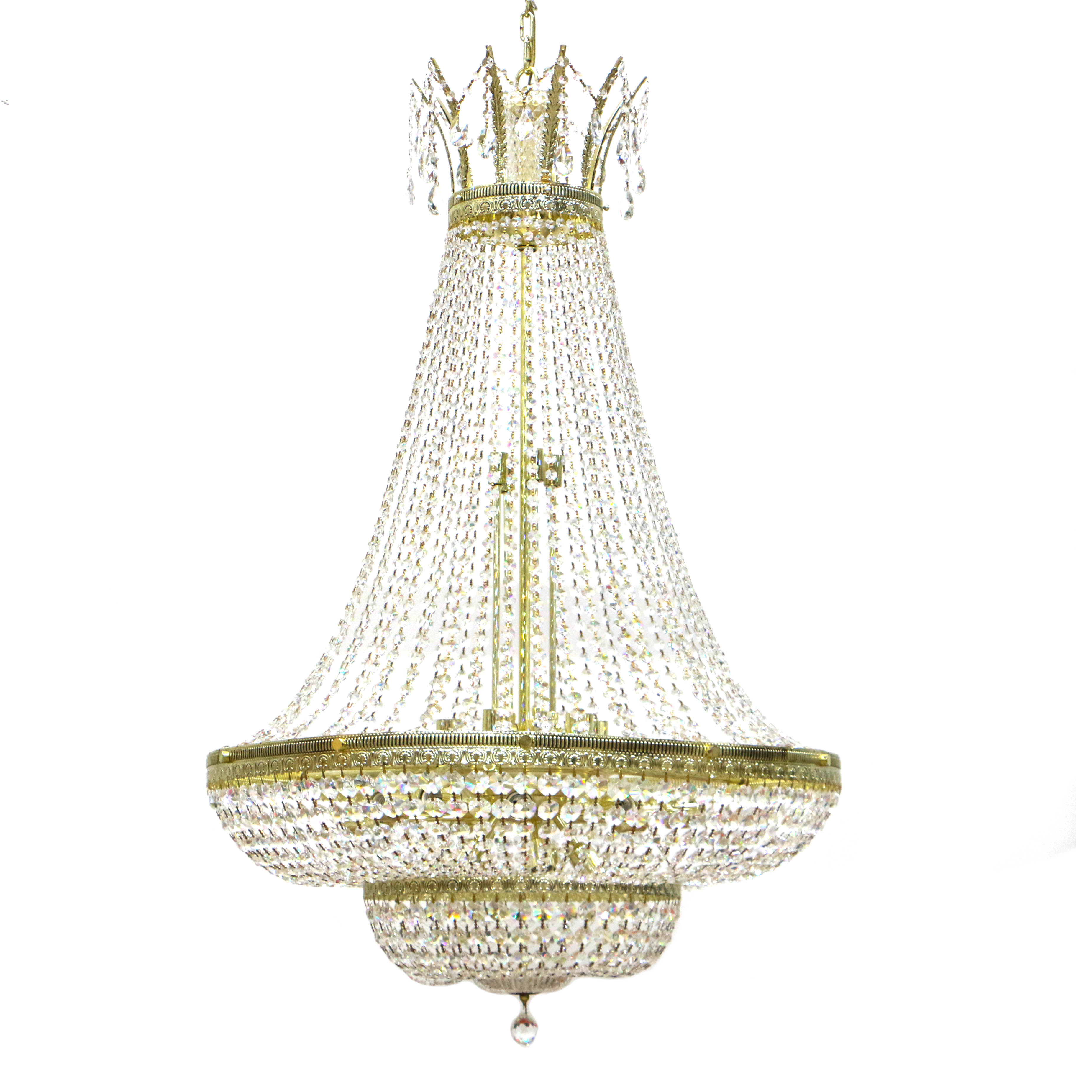 Vintage Schonbek Crystal Chandelier