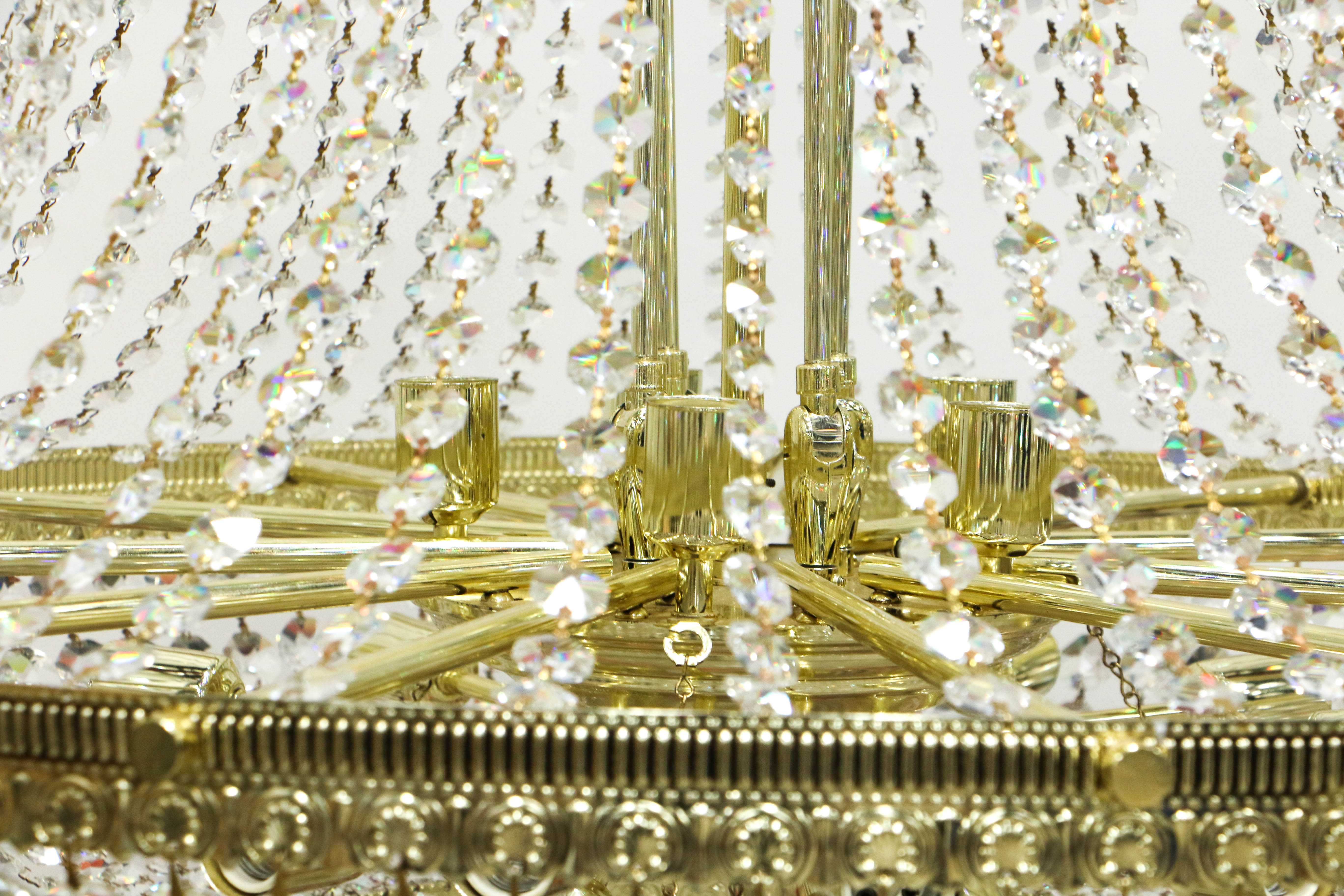 Vintage Schonbek Crystal Chandelier