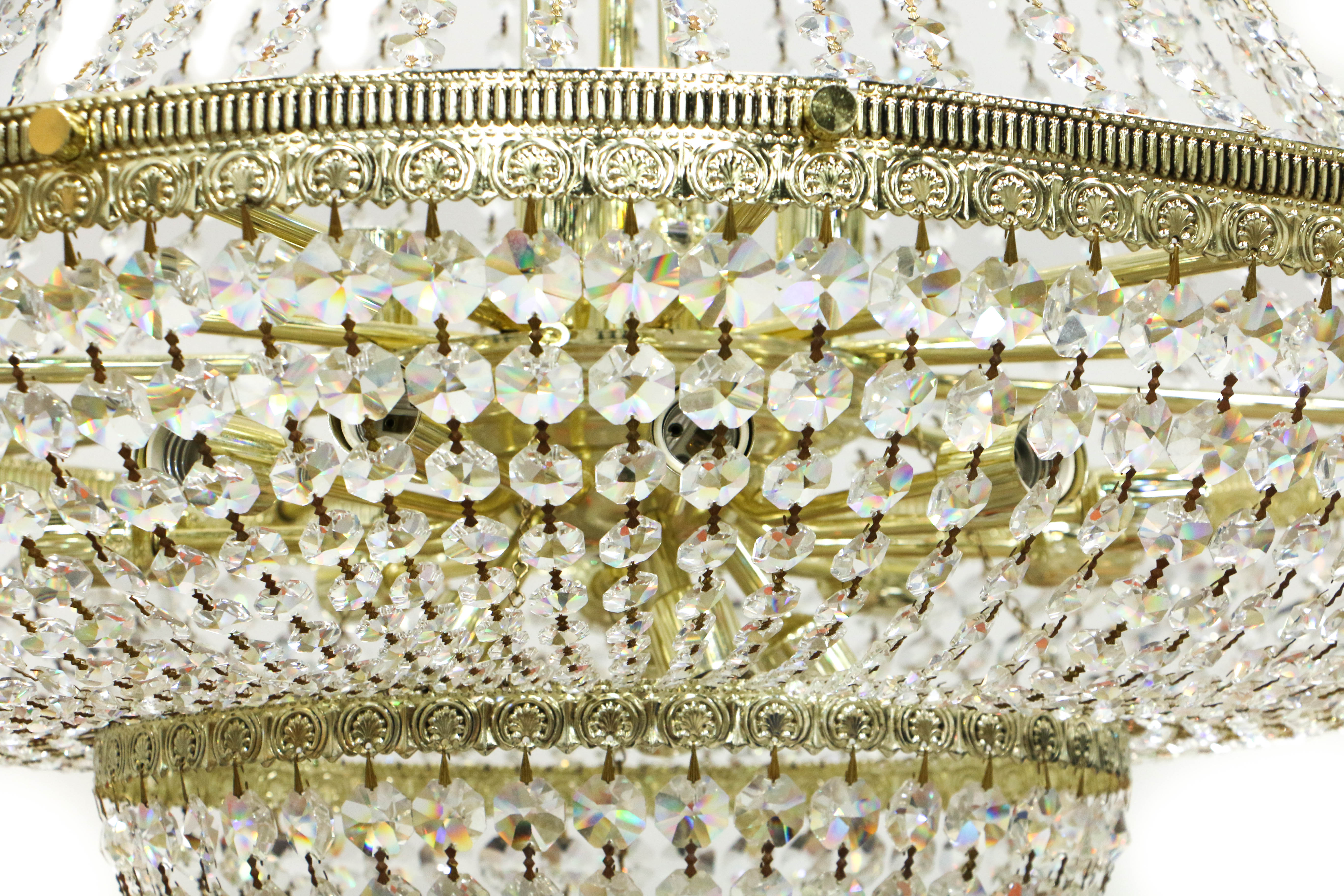 Vintage Schonbek Crystal Chandelier
