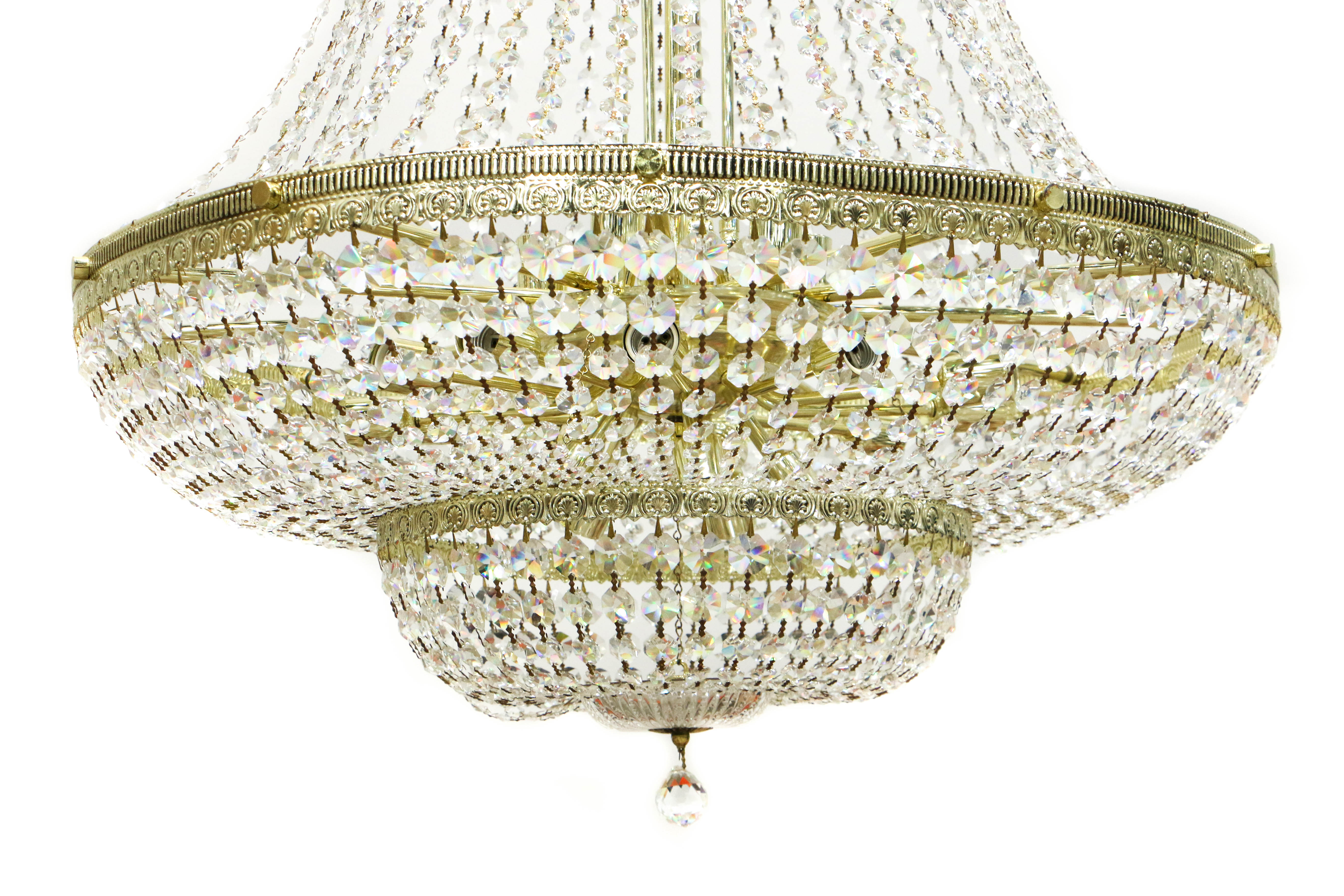 Vintage Schonbek Crystal Chandelier