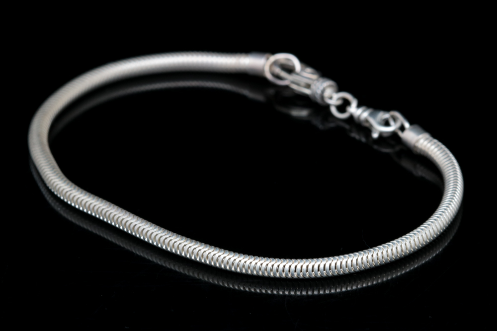 Sterling Silver Snake Chain Bracelet