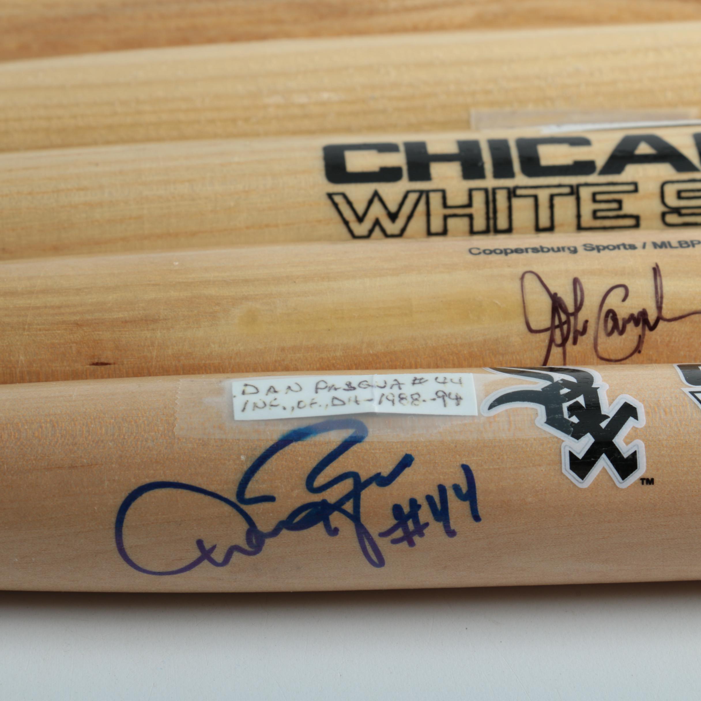 Autographed Chicago White Sox Miniature Baseball Bats