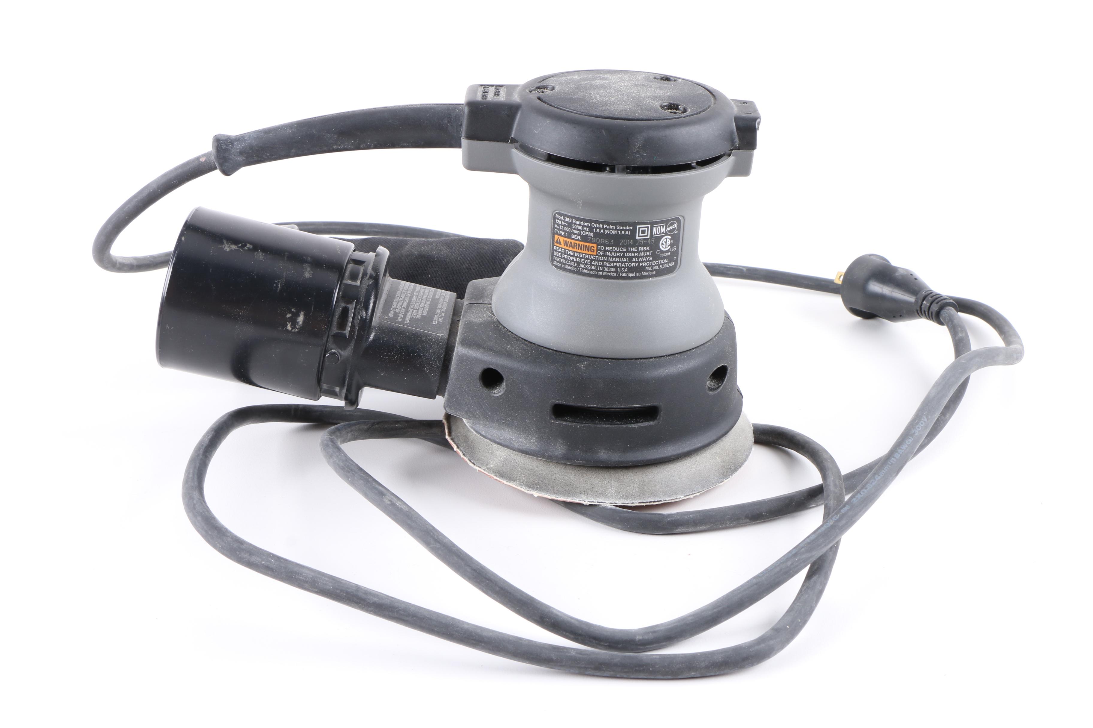 Porter Cable Model 382 Orbital Sander and Black & Decker Quarter Sheet Sander