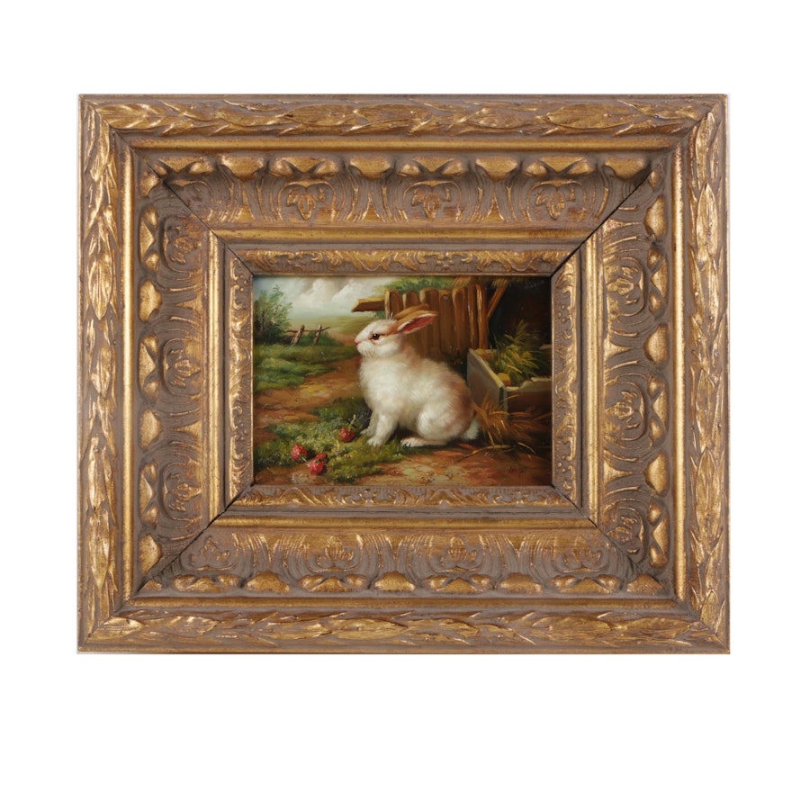 Hagel Oil Painting of Rabbit