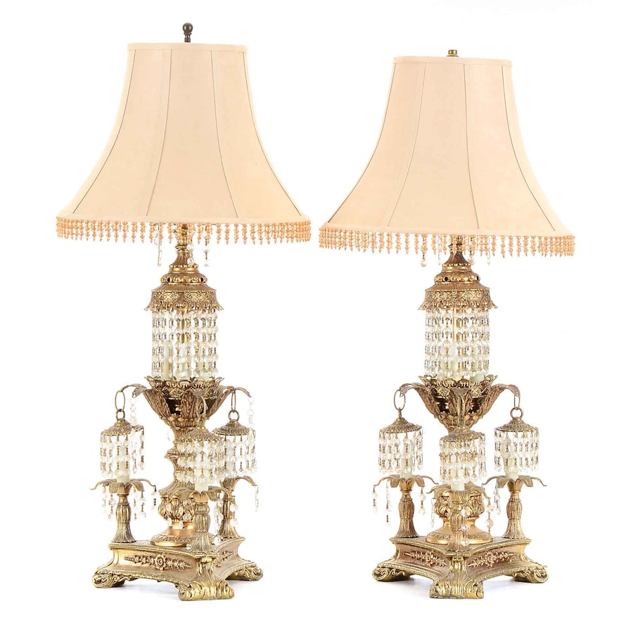Vintage Hollywood Regency Table Lamps