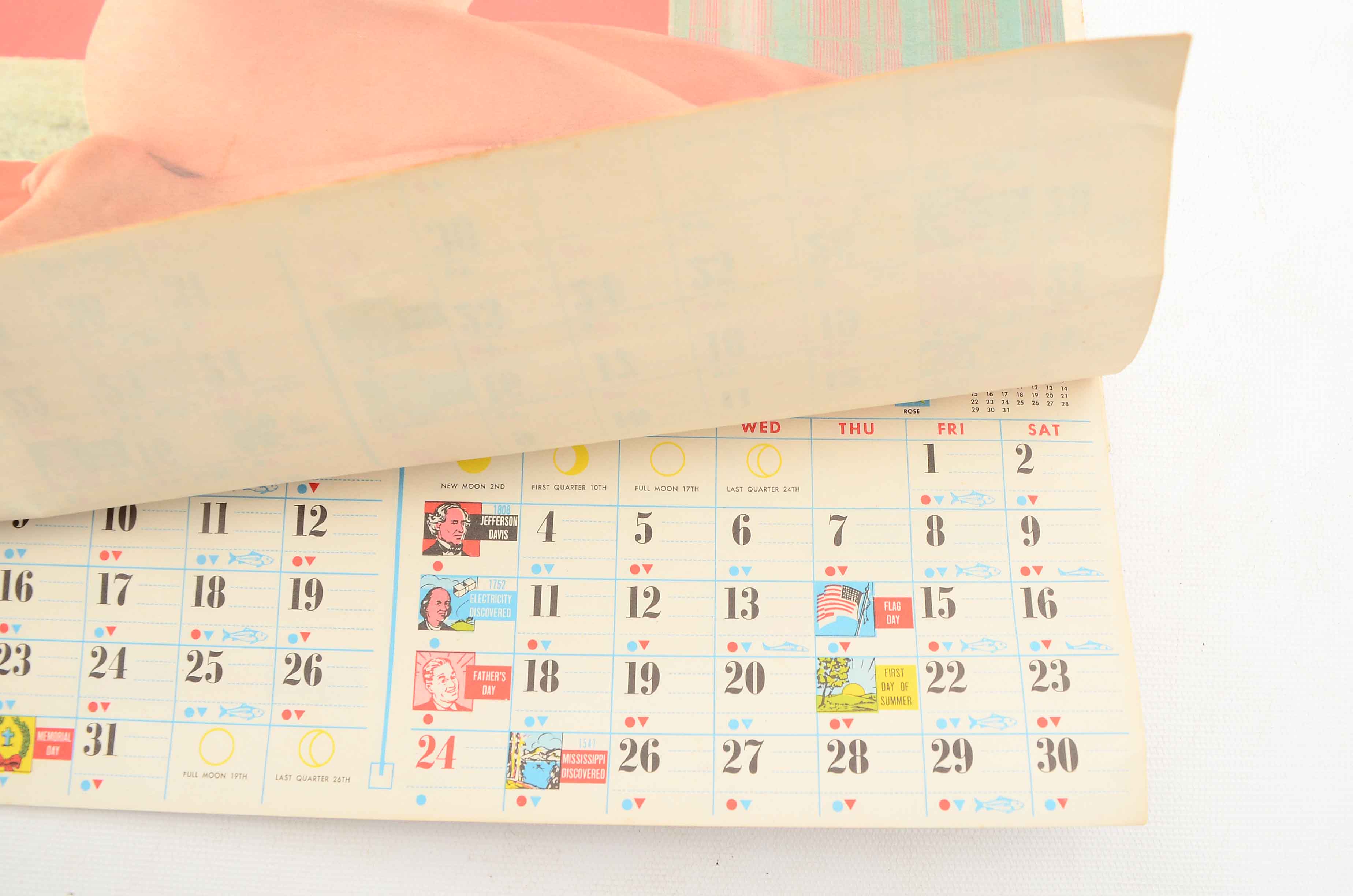 Grouping of Vintage Advertising Calenders Including a Pinup