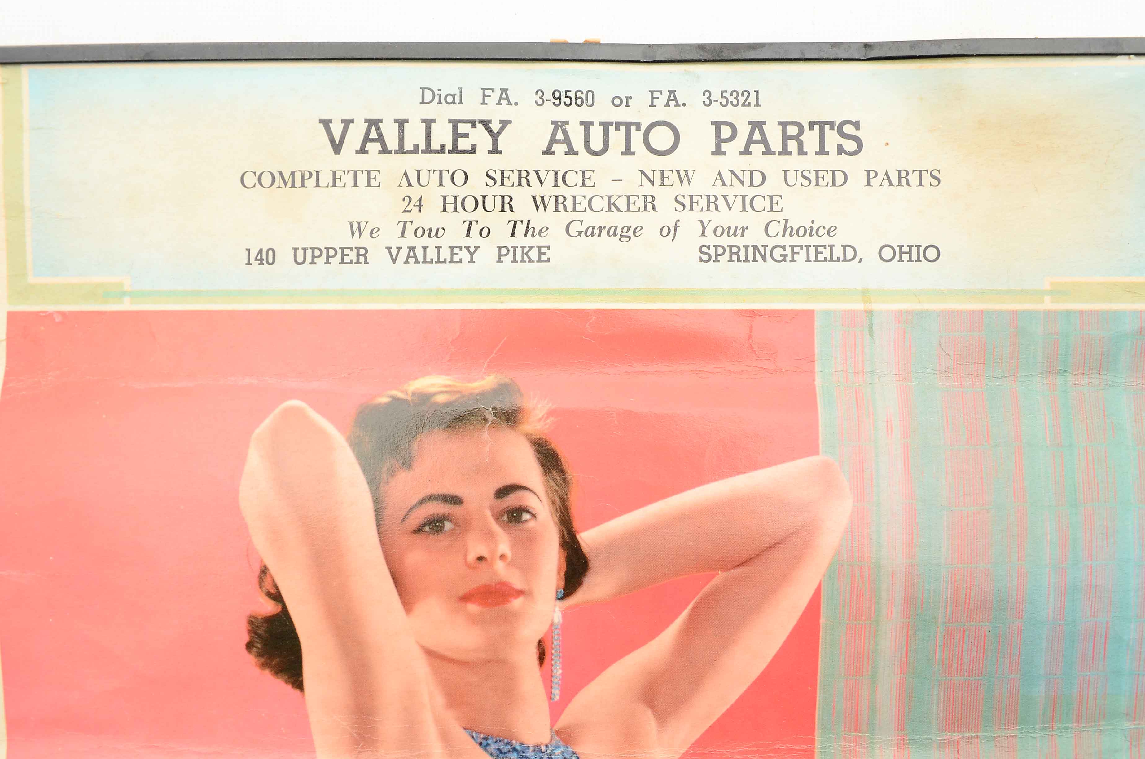 Grouping of Vintage Advertising Calenders Including a Pinup