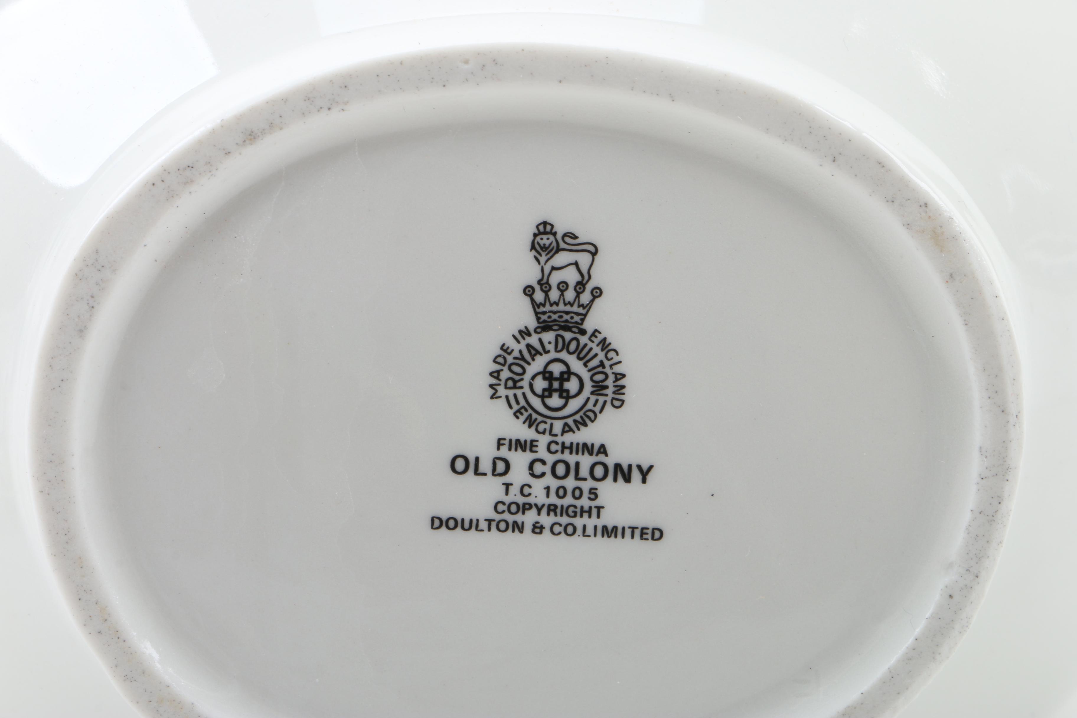 Royal Doulton "Old Colony" Serveware, Circa 1959-1988