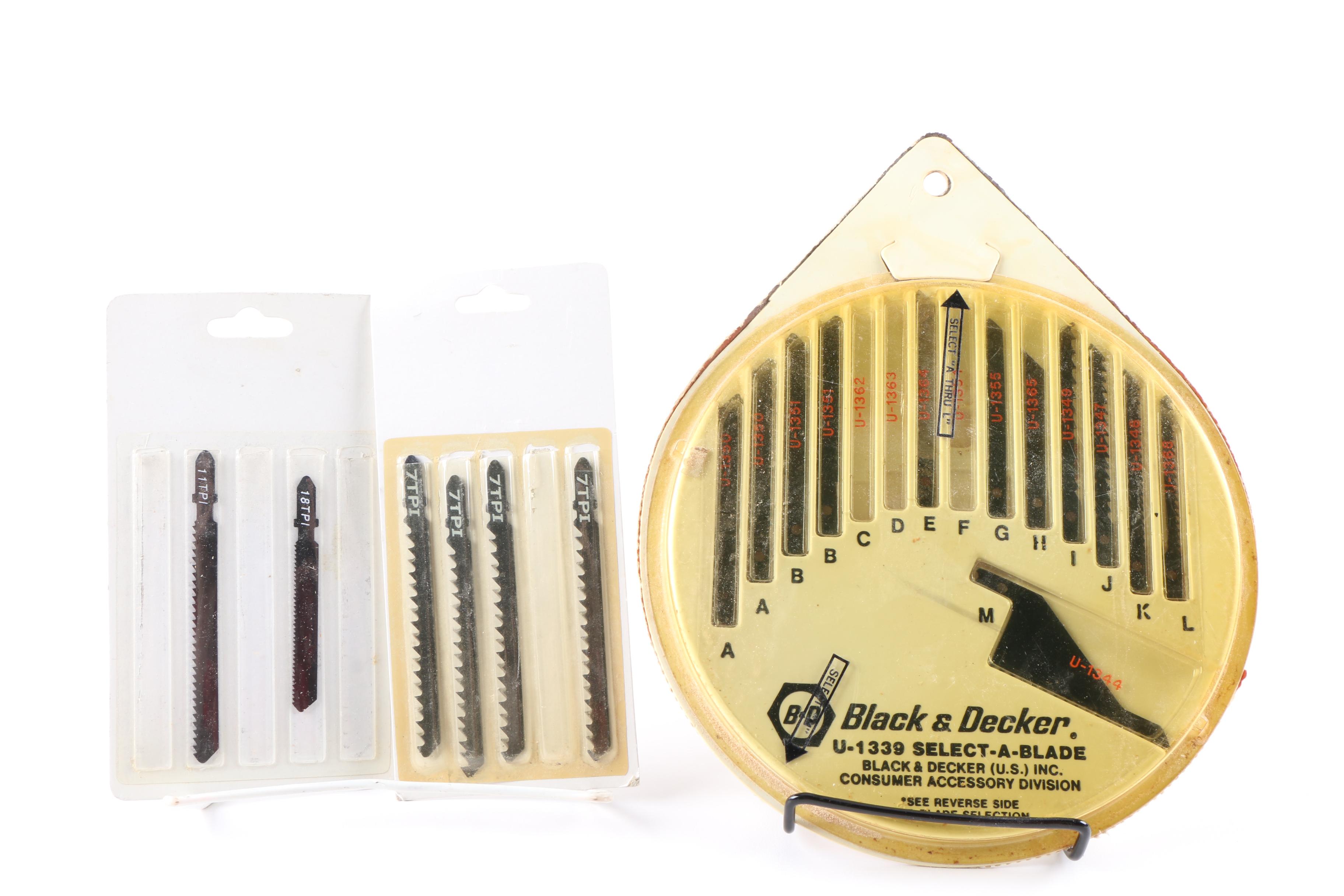 DeWalt DW317 Orbital Jig Saw and Blades