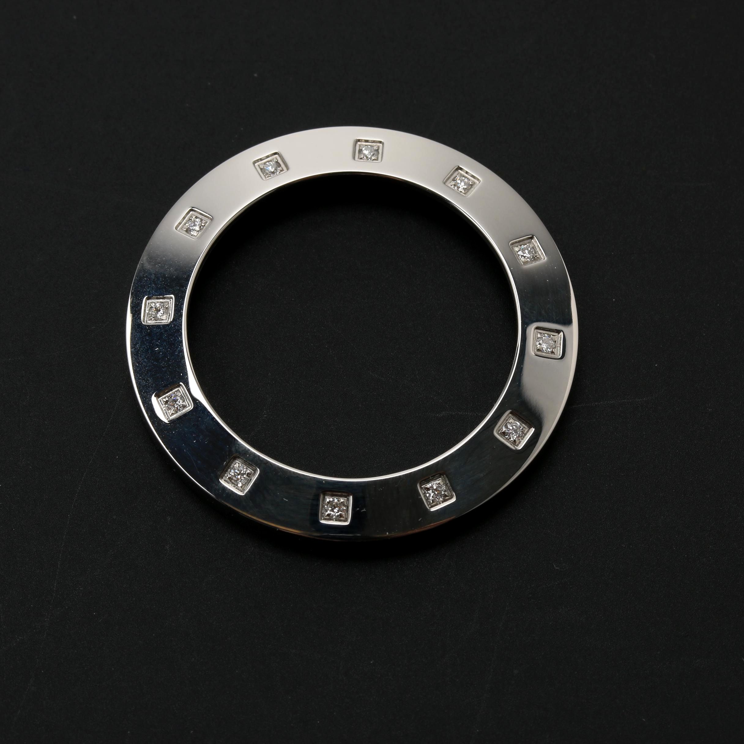 Stainless Steel Diamond Watch Bezel