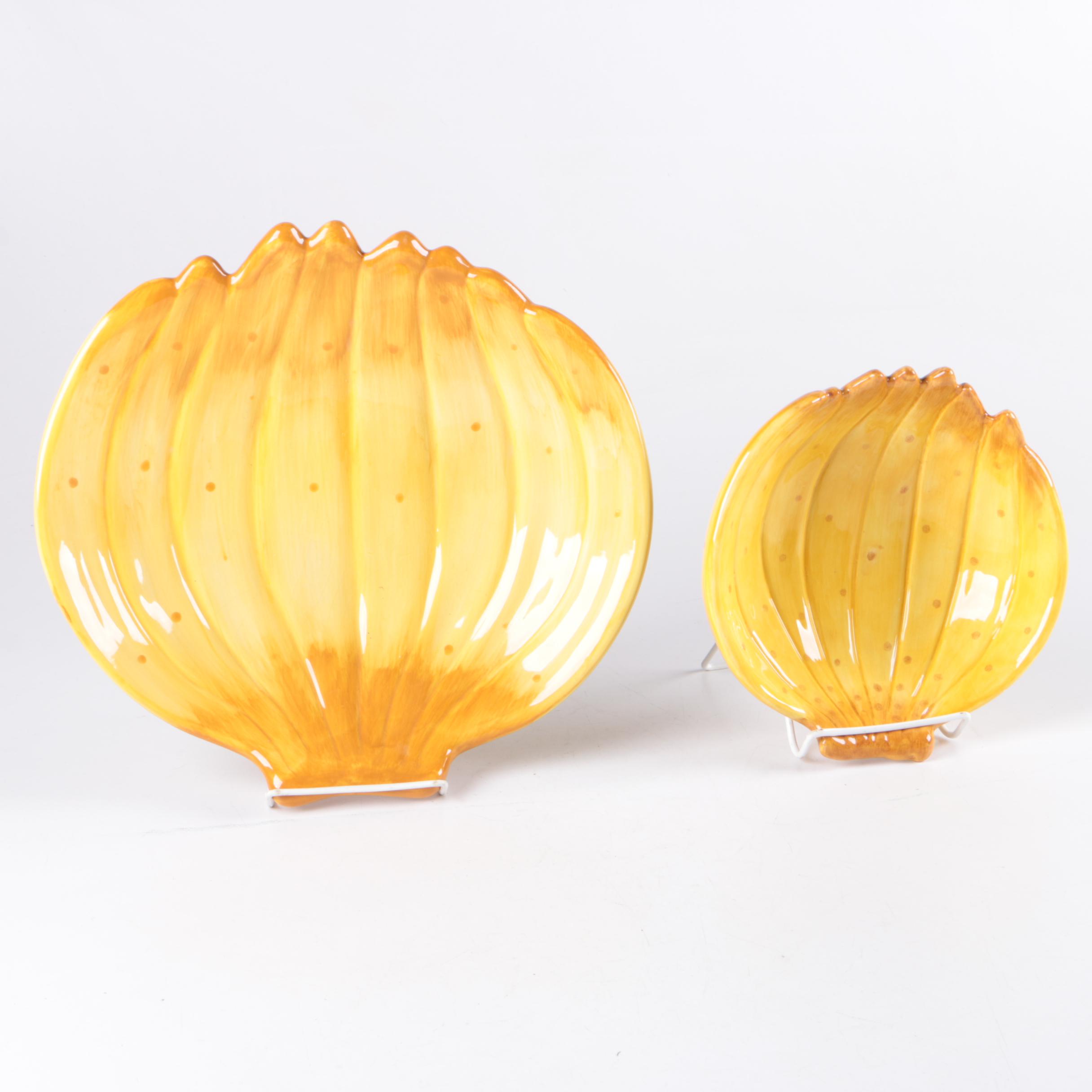 Fitz & Floyd "Carioca" Ceramic Banana Bowls