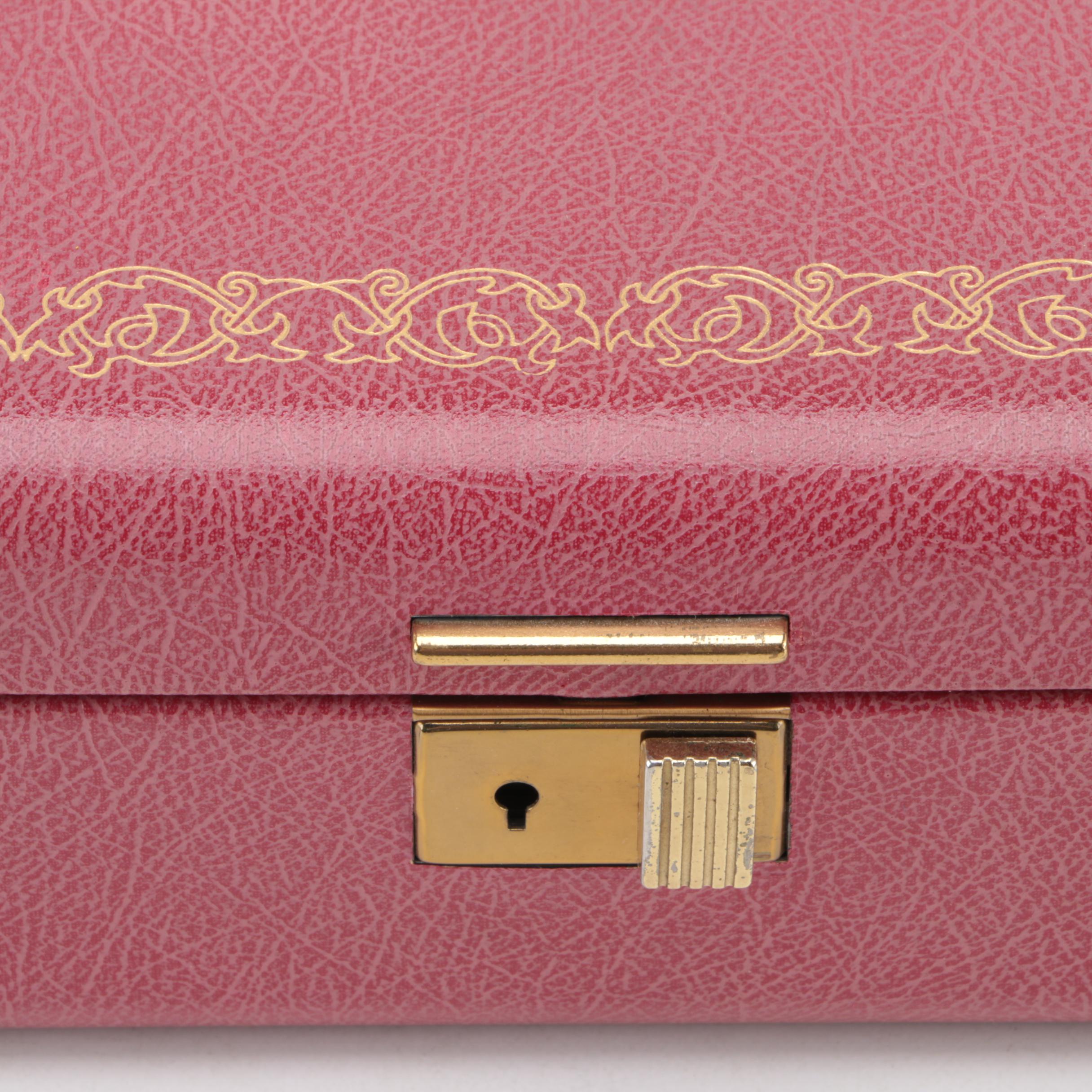 Vintage Farrington Texol Jewelry Box