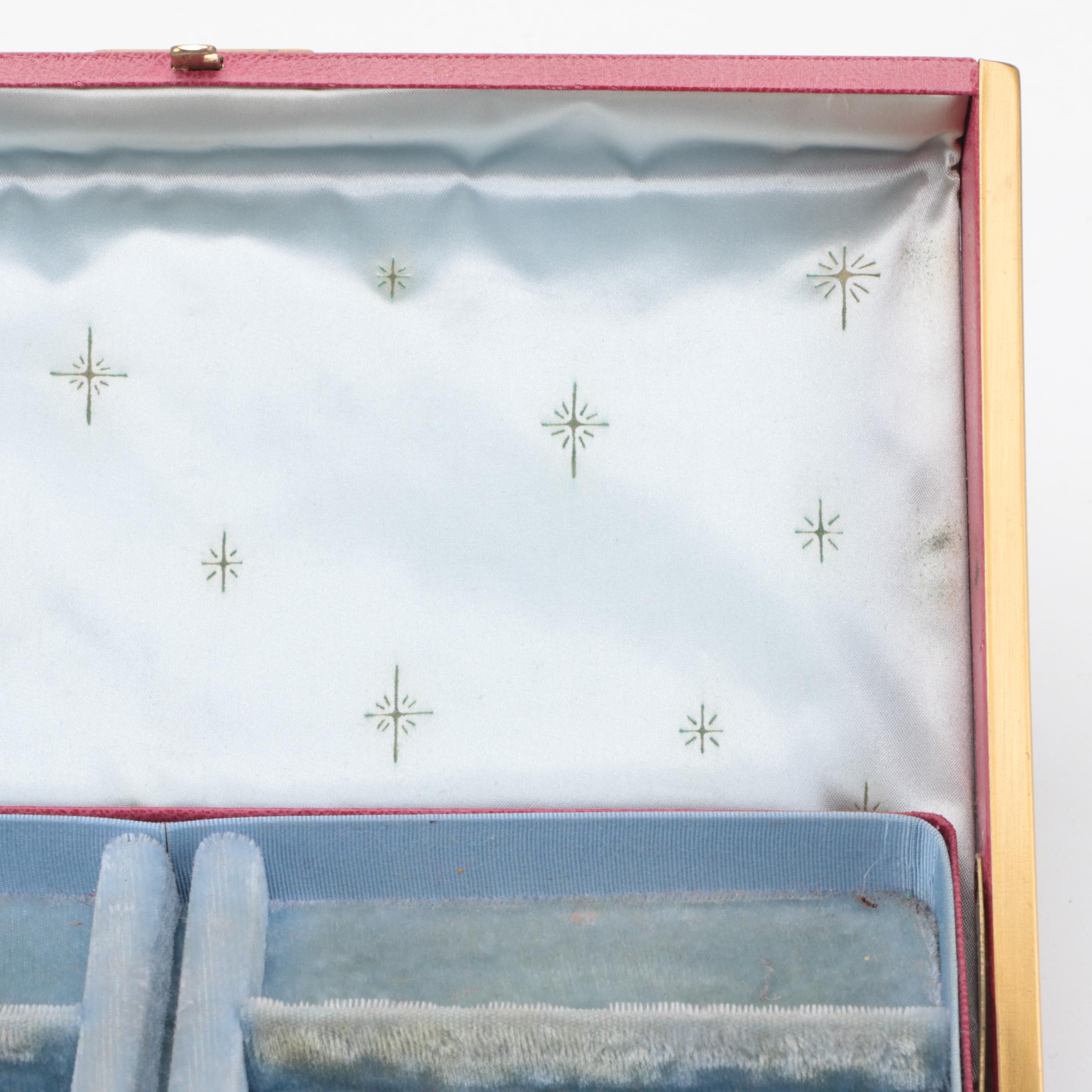 Vintage Farrington Texol Jewelry Box