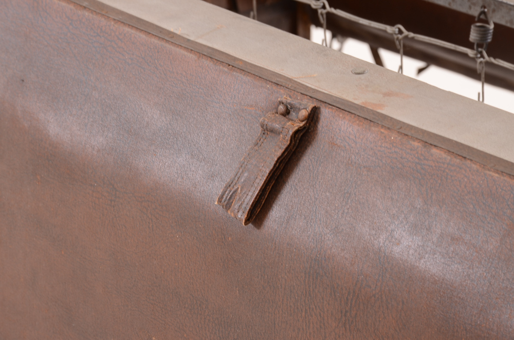 Antique Arts and Crafts Oak Sofa Bed