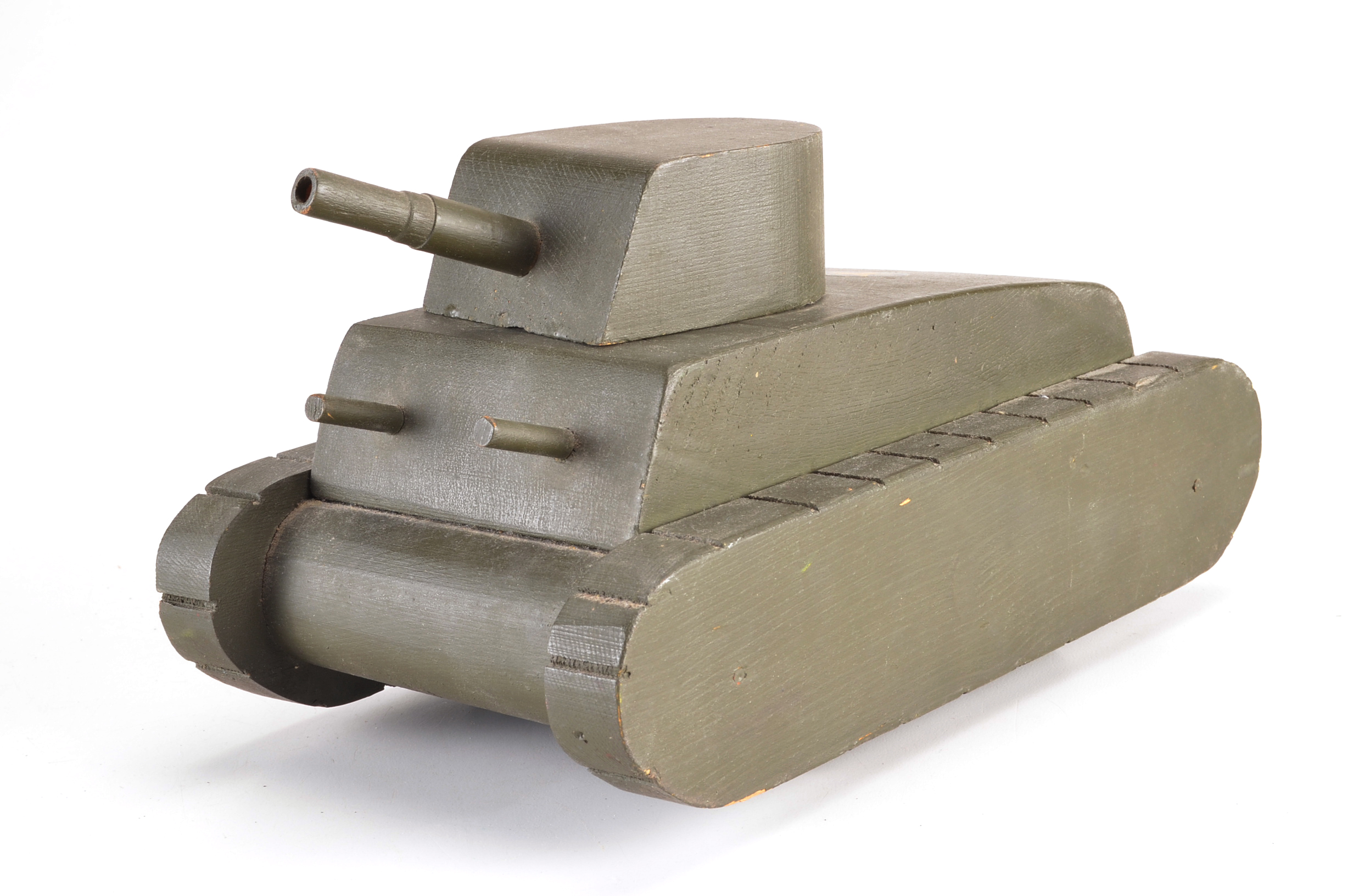 Vintage Wood Military Toys