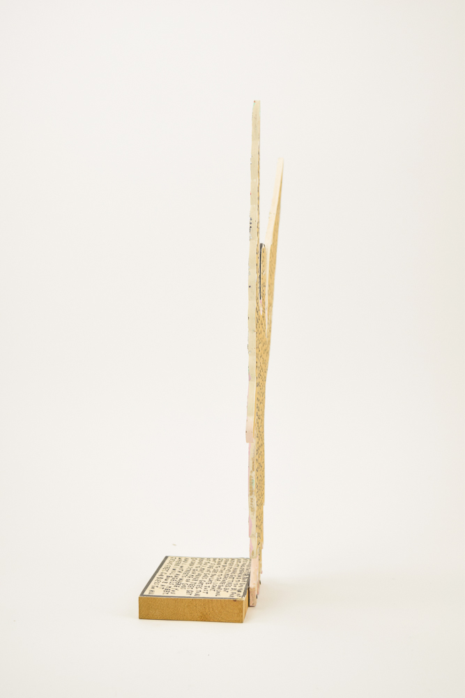 Howard Finster Wooden Folk Art Cut-Out "Angel"