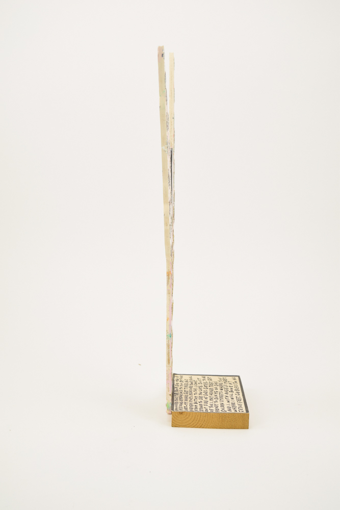 Howard Finster Wooden Folk Art Cut-Out "Angel"