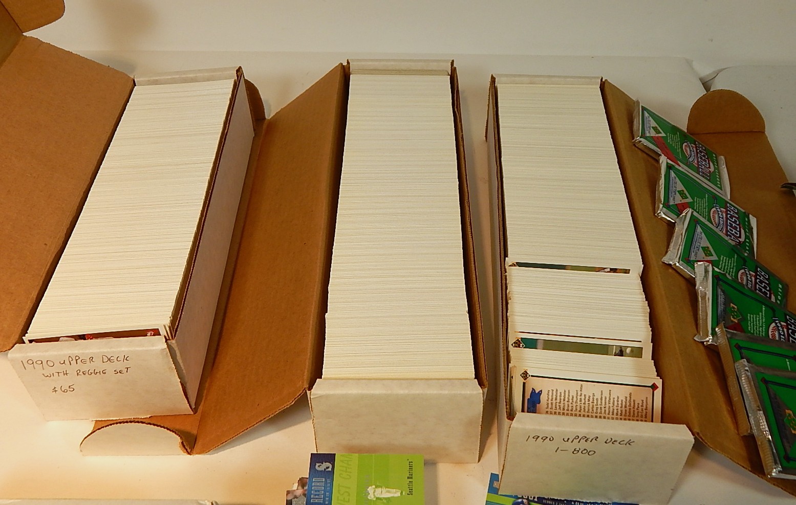 Collection of 1990 to 2002 Upper Deck Baseball Cards