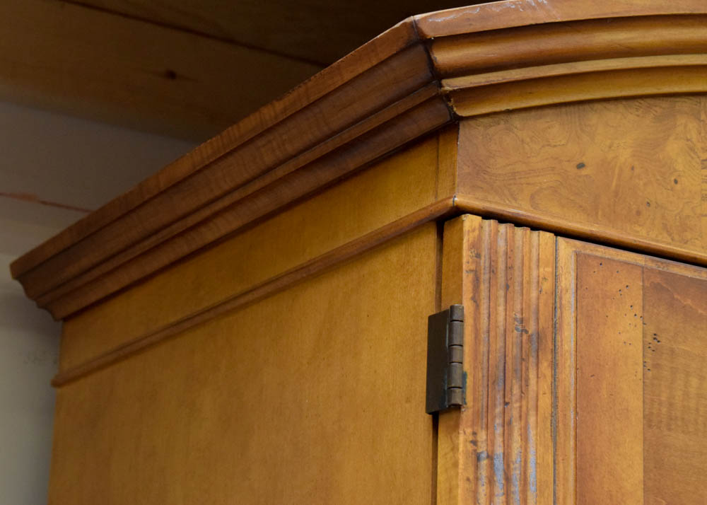 Hekman Burlwood and Maple Secretary Cabinet